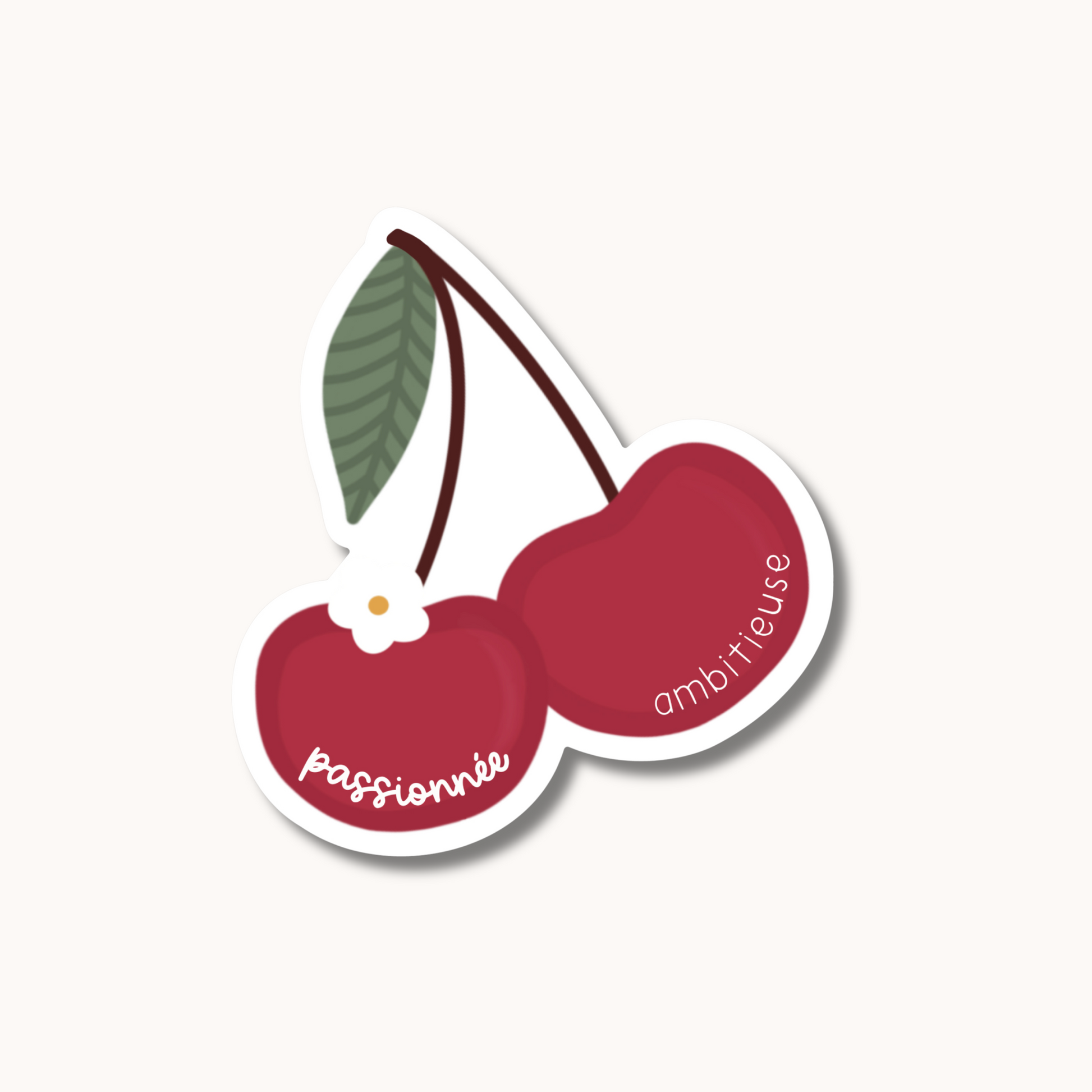 Autocollant (Passionnée, Ambitieuse)