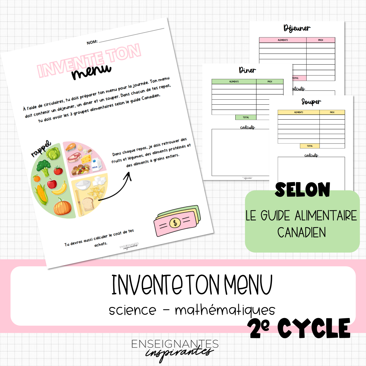 Invente ton menu