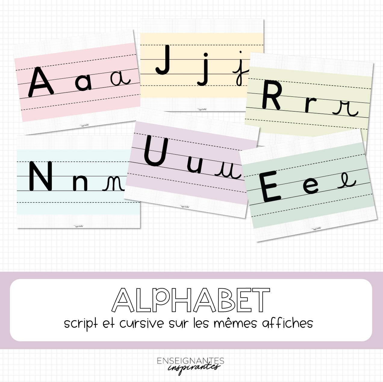 Alphabet pastel