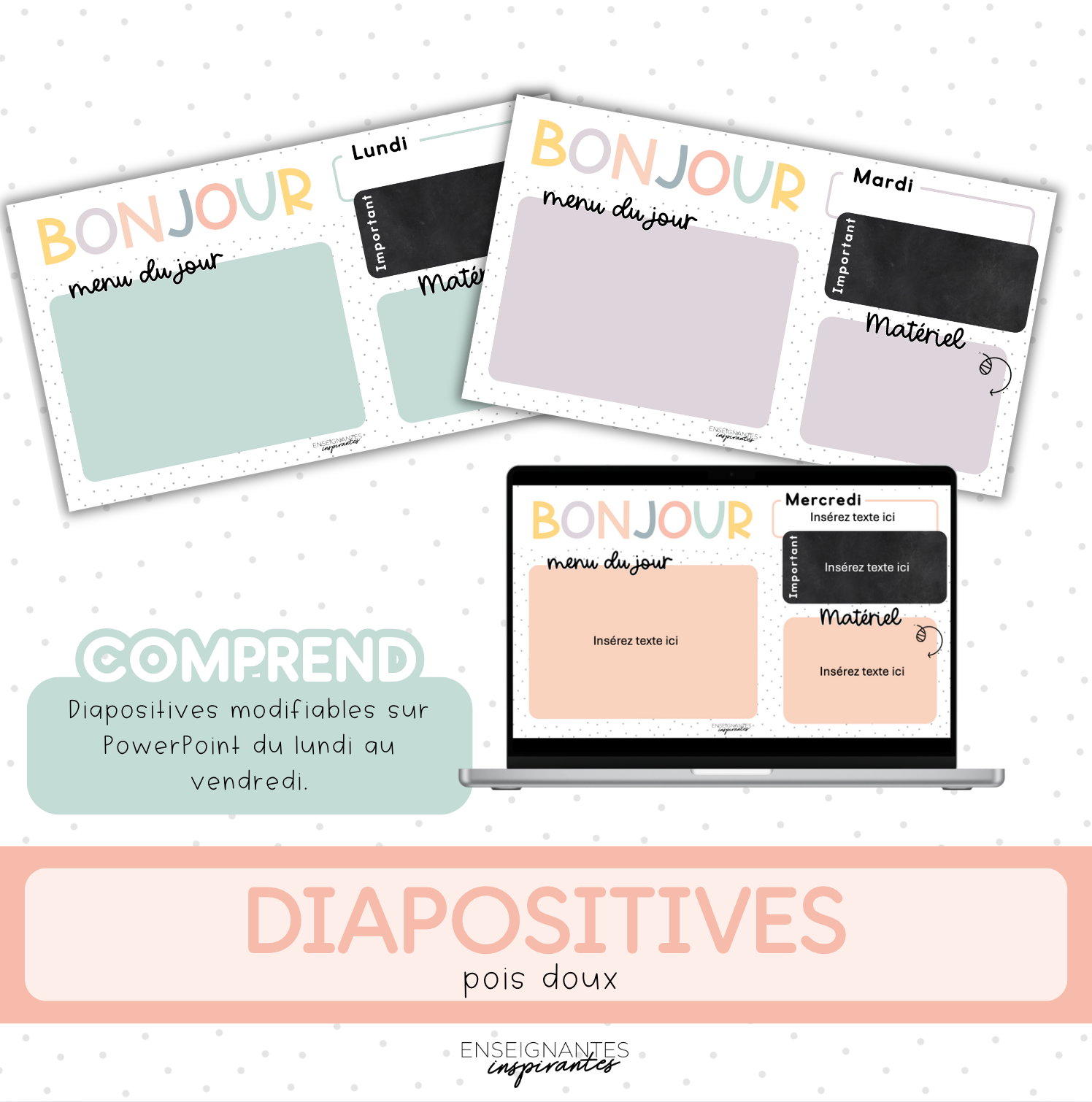 Diapositives (pois doux)