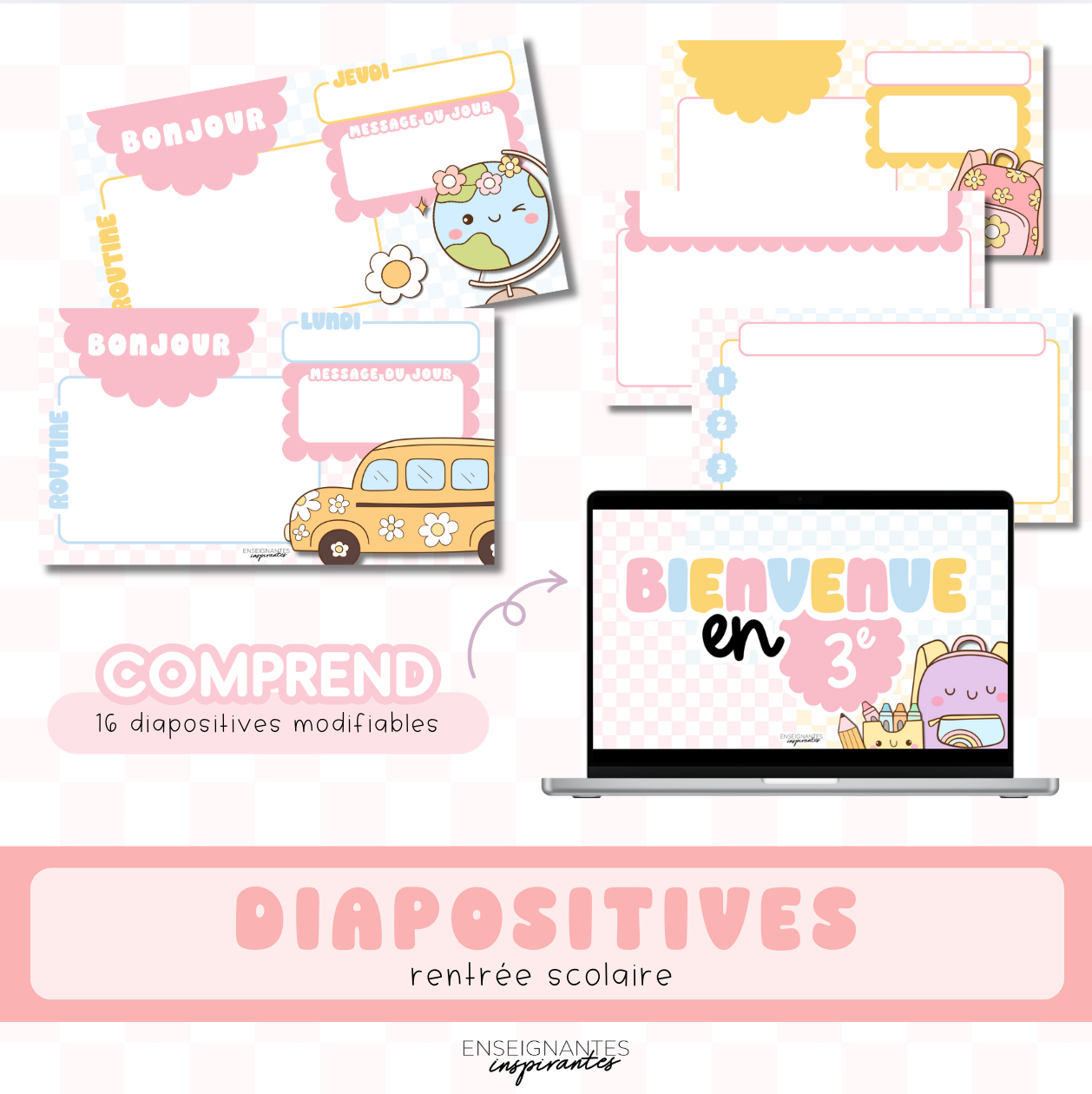 Diapositives rentrée scolaire