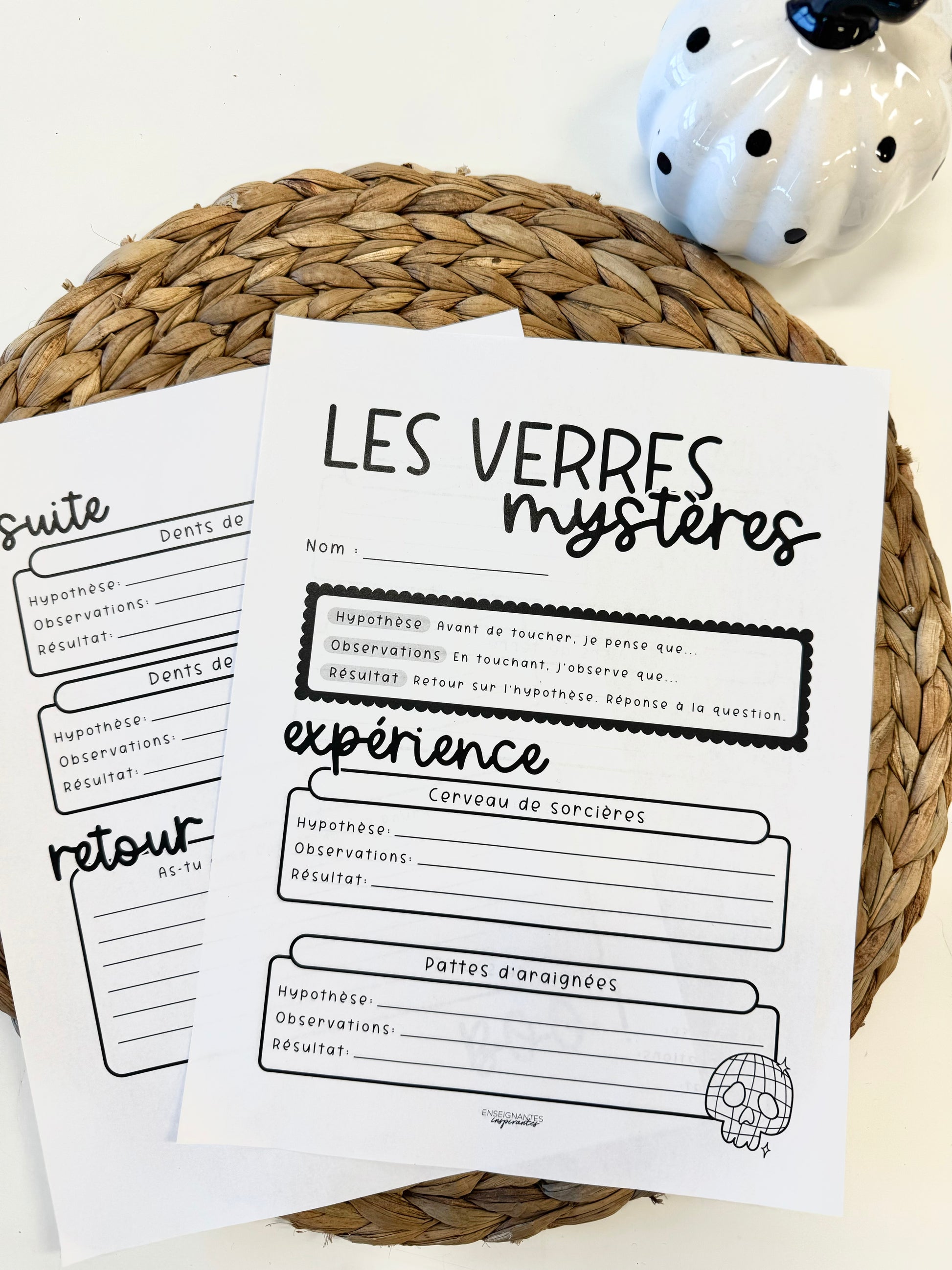 Les verres mystères