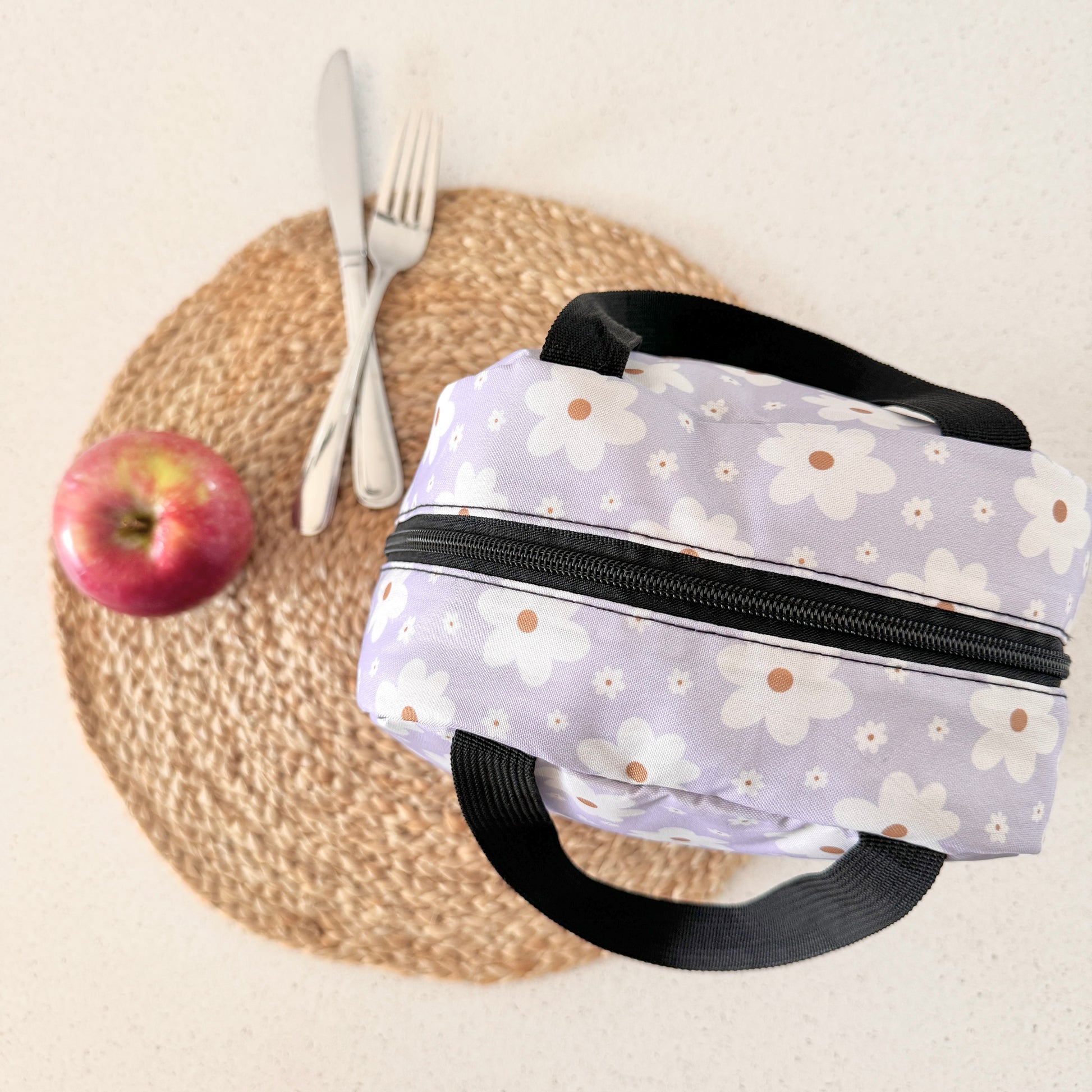 Boîte à lunch (marguerite lilas)