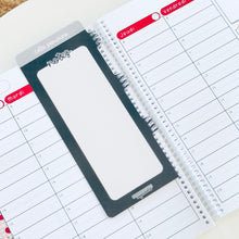 Charger l'image dans la galerie, Insert à onglet effaçable pour agenda (Noir)