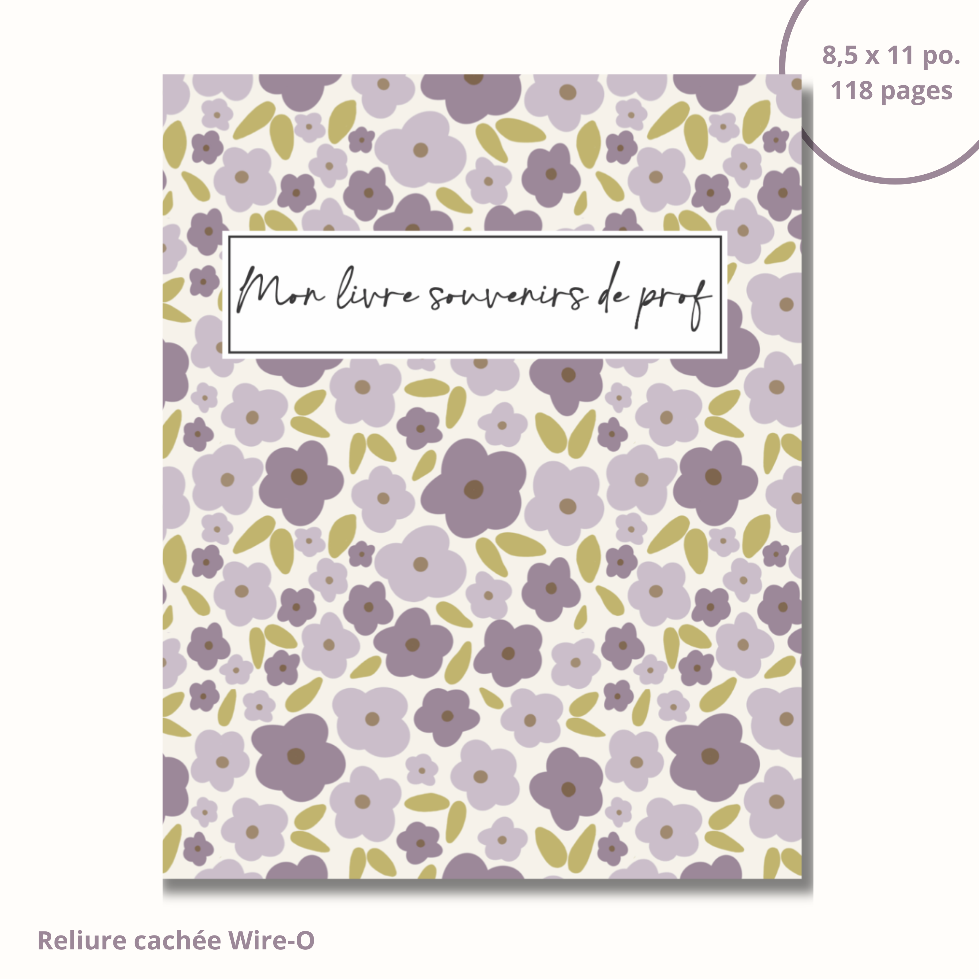 Image of Teacher memory book (polka dots)