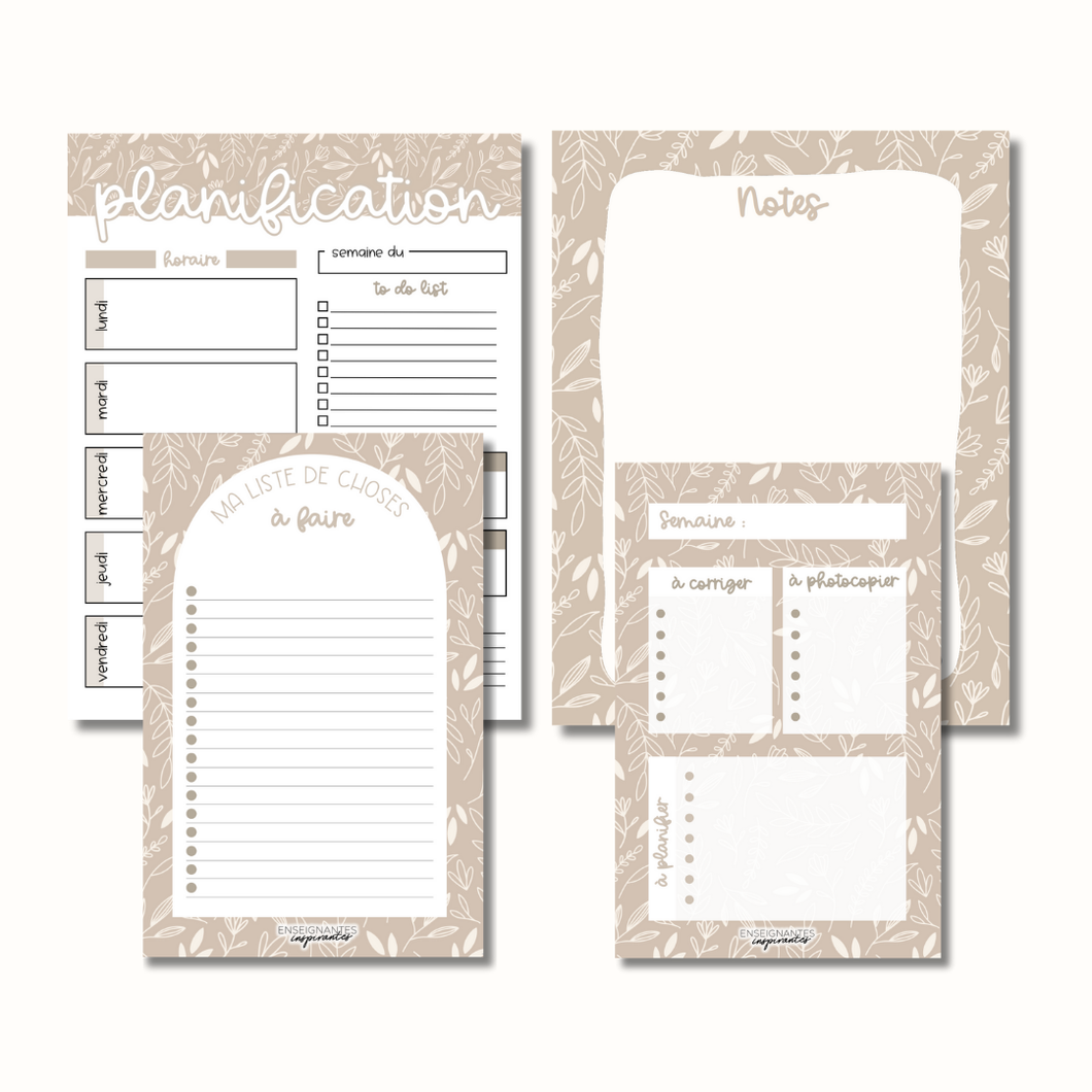 Notepad - menu/grocery store (clementines)