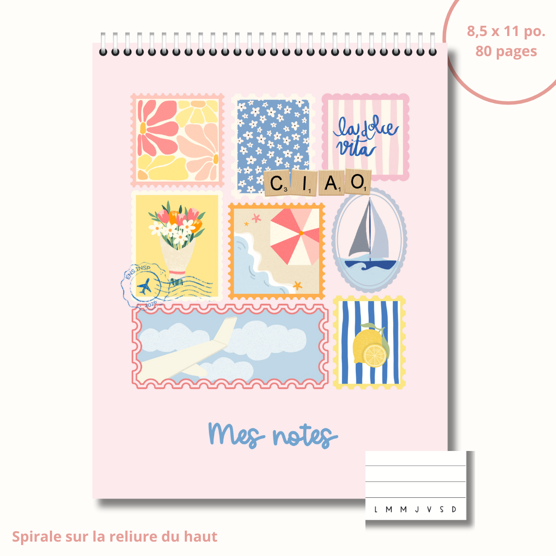 Cahier de notes (Voyage)