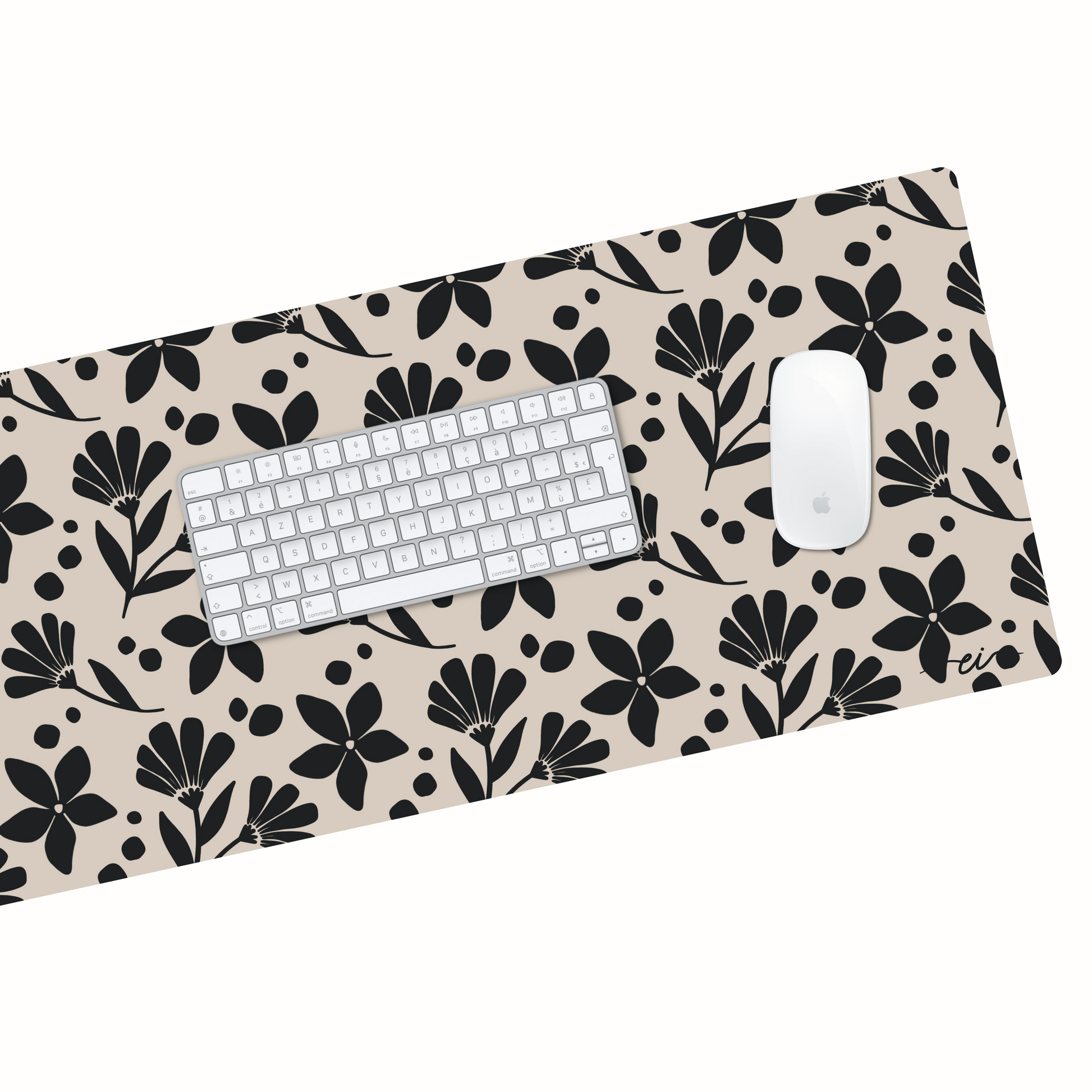 Tapis de bureau (crème)