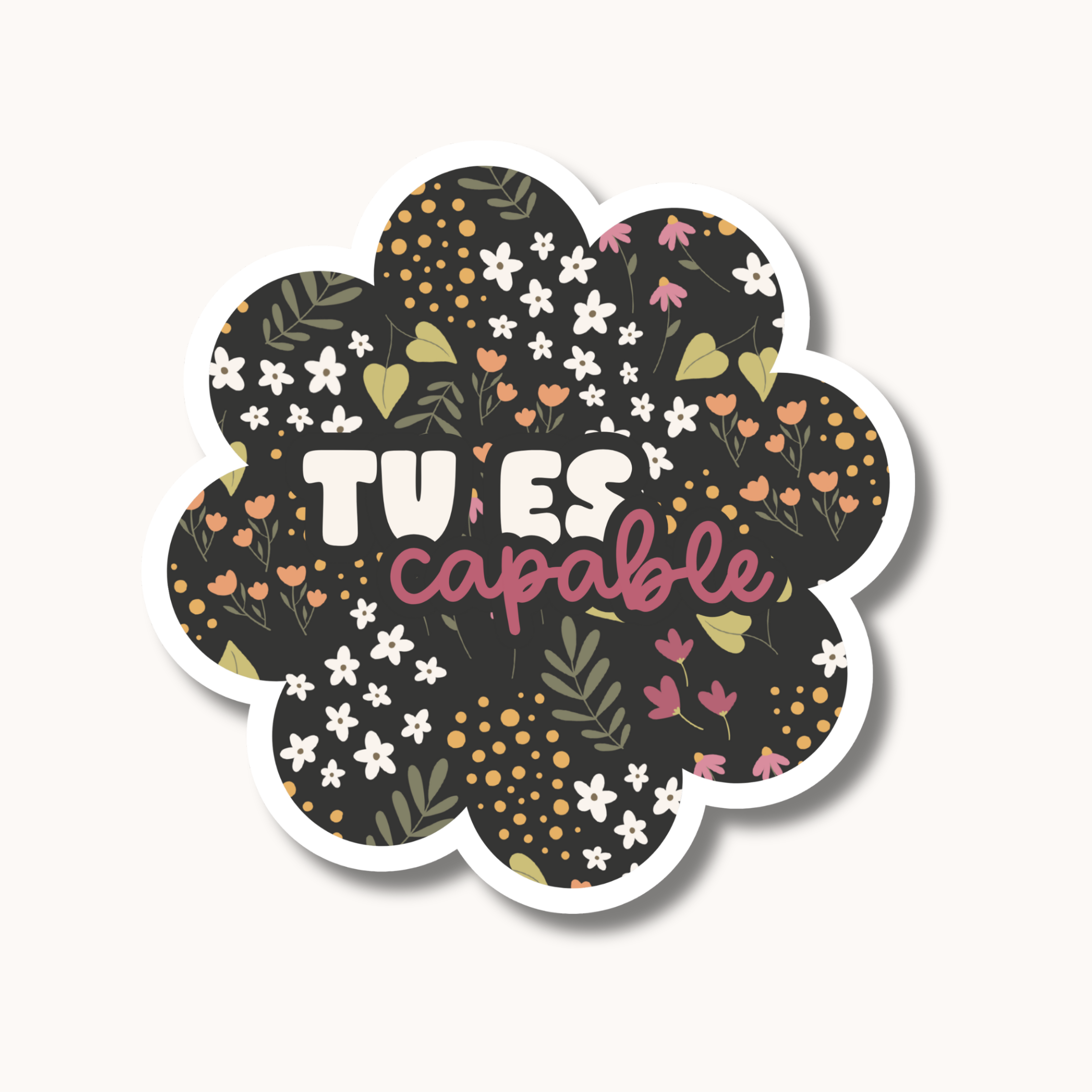 Image of Transparent “cool teacher” sticker