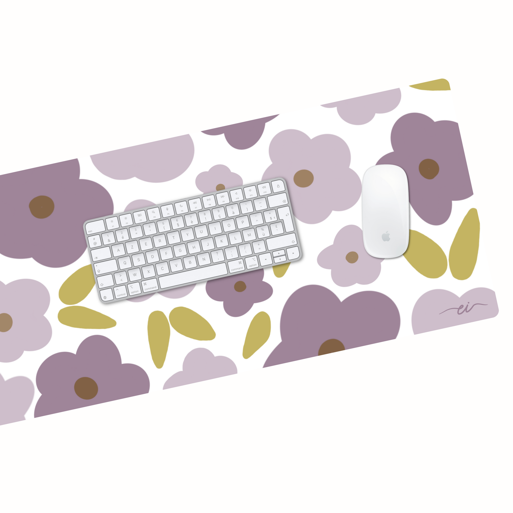 Tapis de bureau (lavande 2.0)