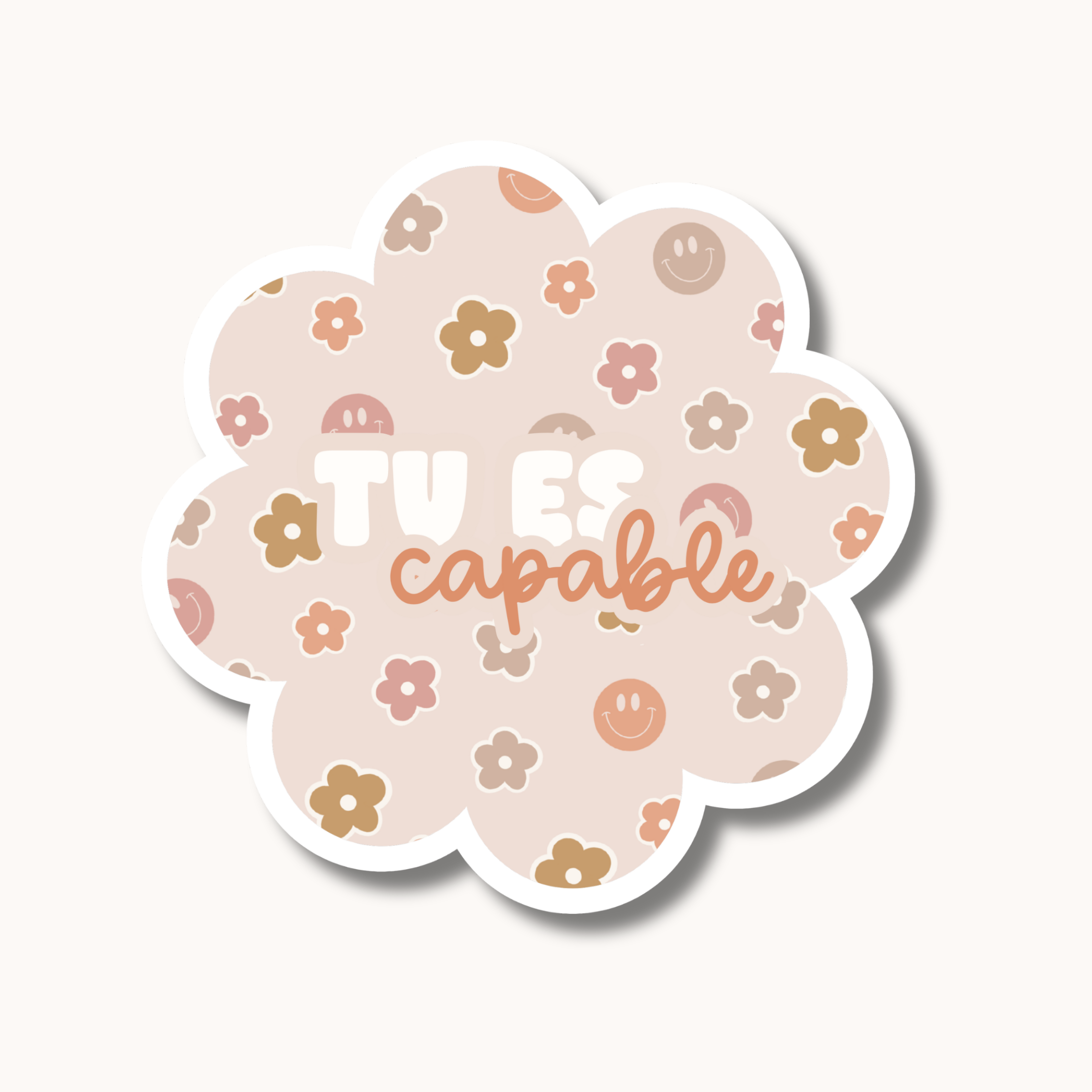 Image of Transparent “cool teacher” sticker