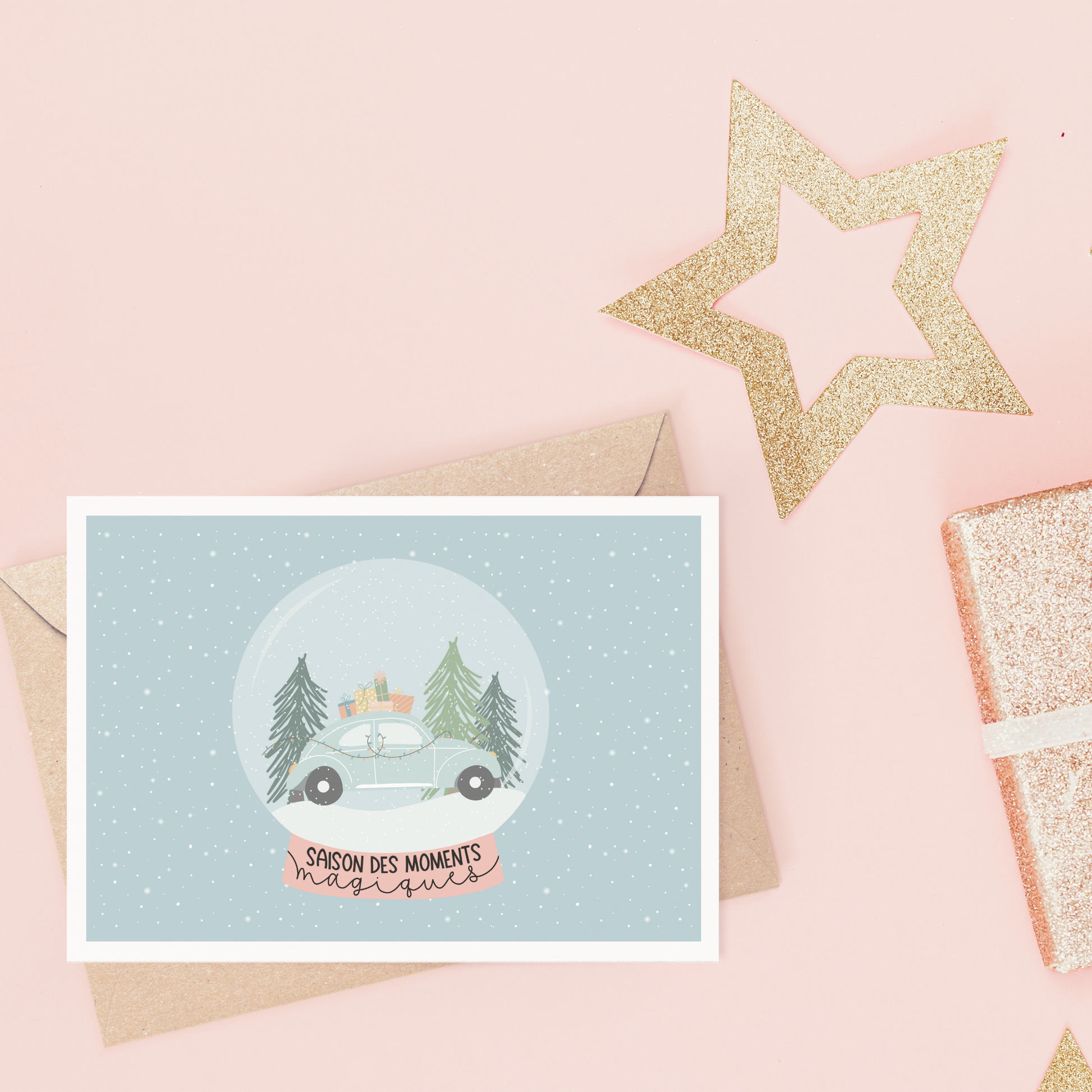 Carte saison des moments magiques (boule)