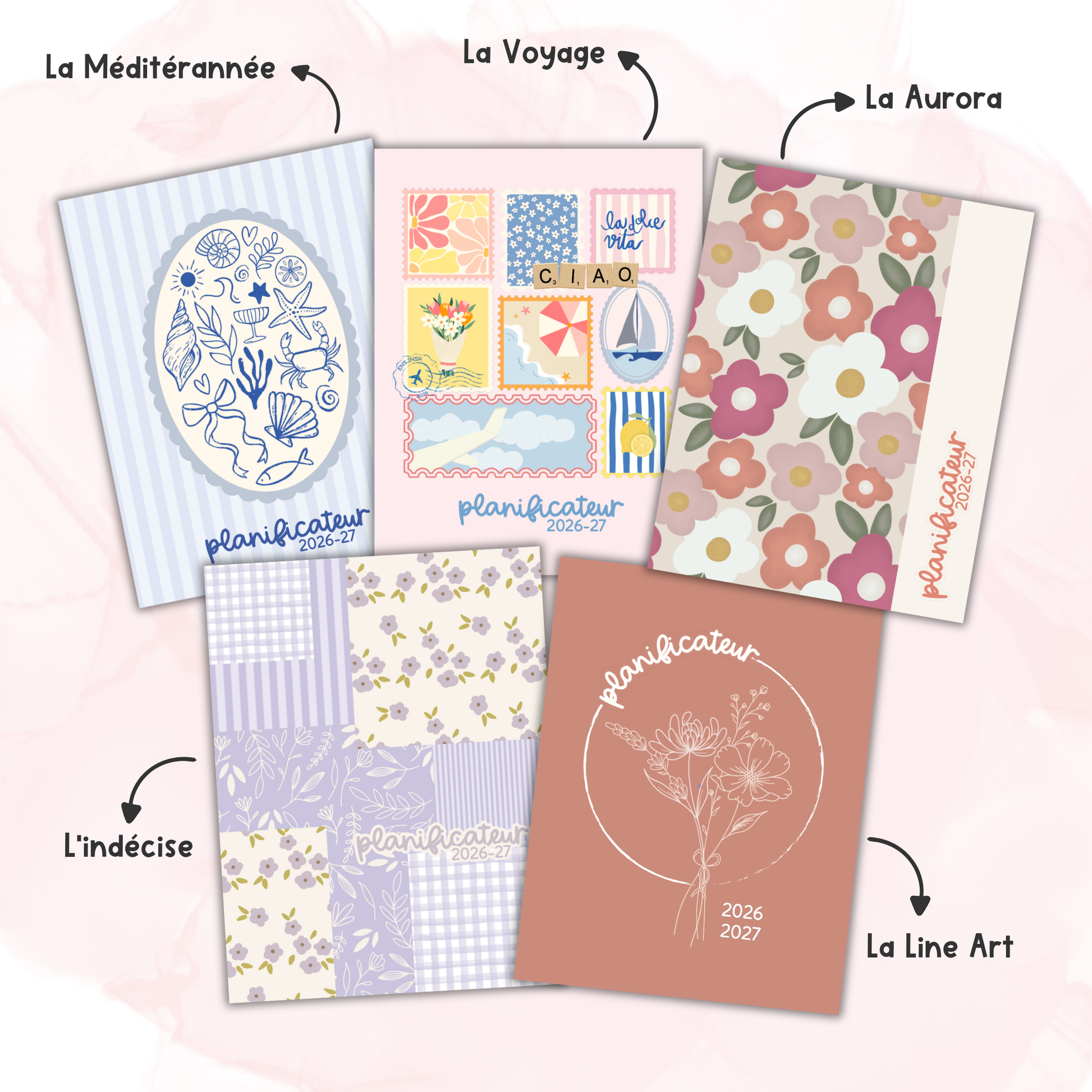 Planificateurs pour enseignant (7 cases) 2026-2027