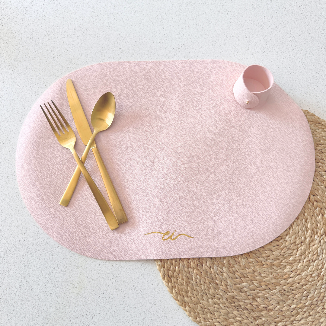 Napperon pour boîte à lunch - Rose