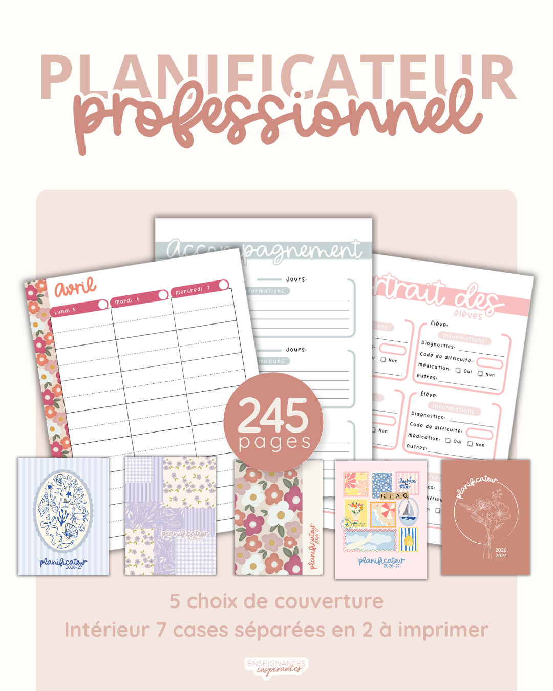 Image of Planificateurs PDF (professionnel) 2026-2027
