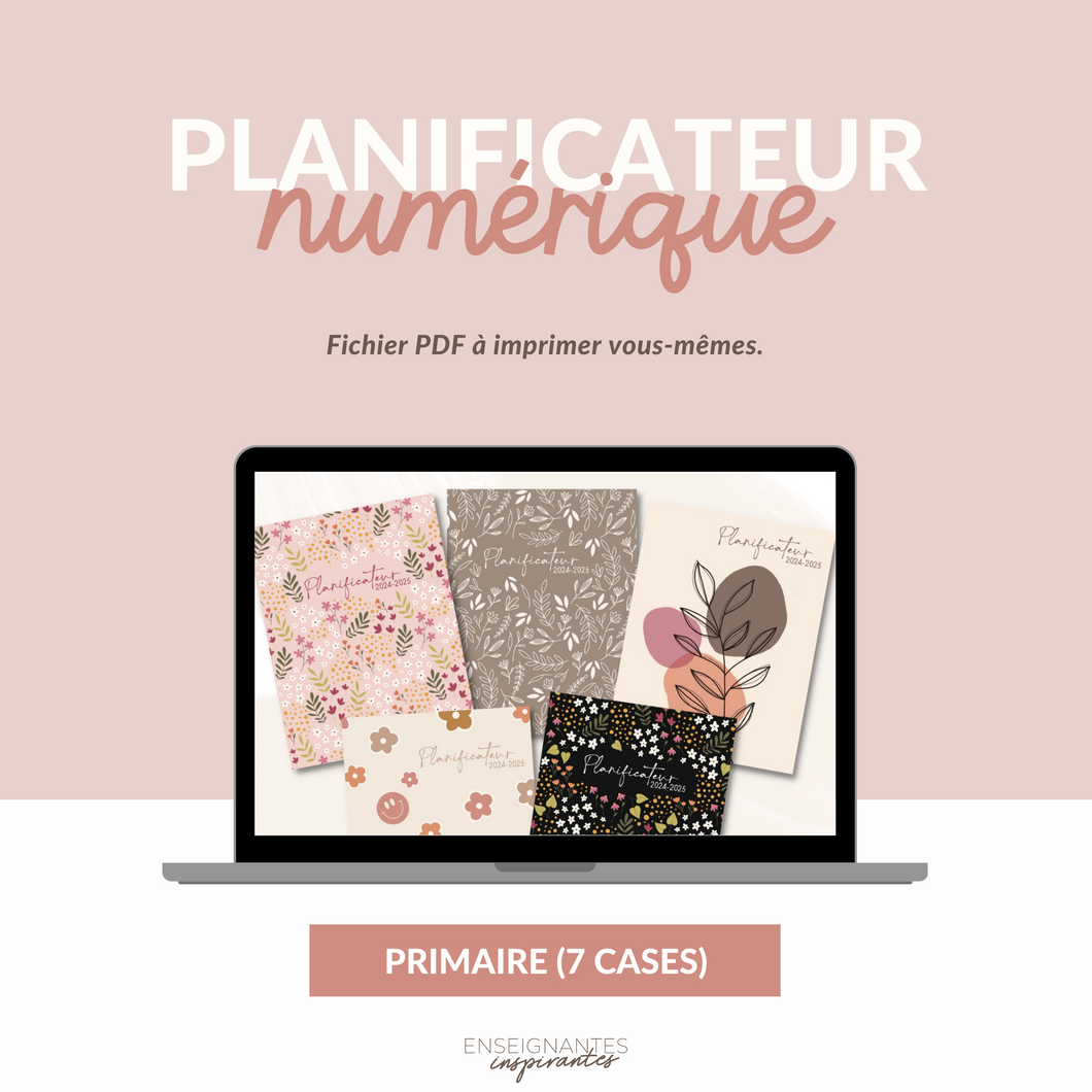 Planificateurs (Primaire) 2024-2025 - PDF à imprimer