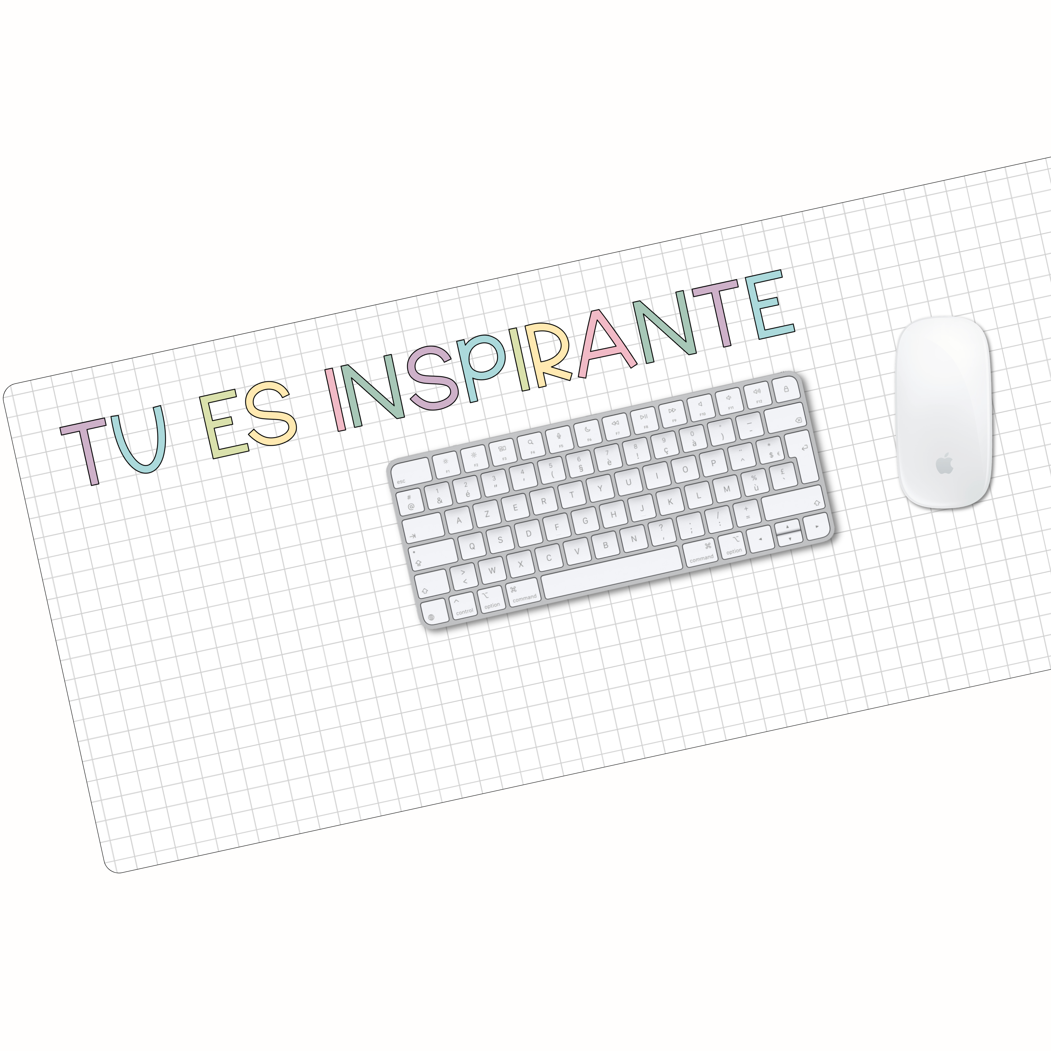 Image of Tapis de bureau (tu es inspirantes)