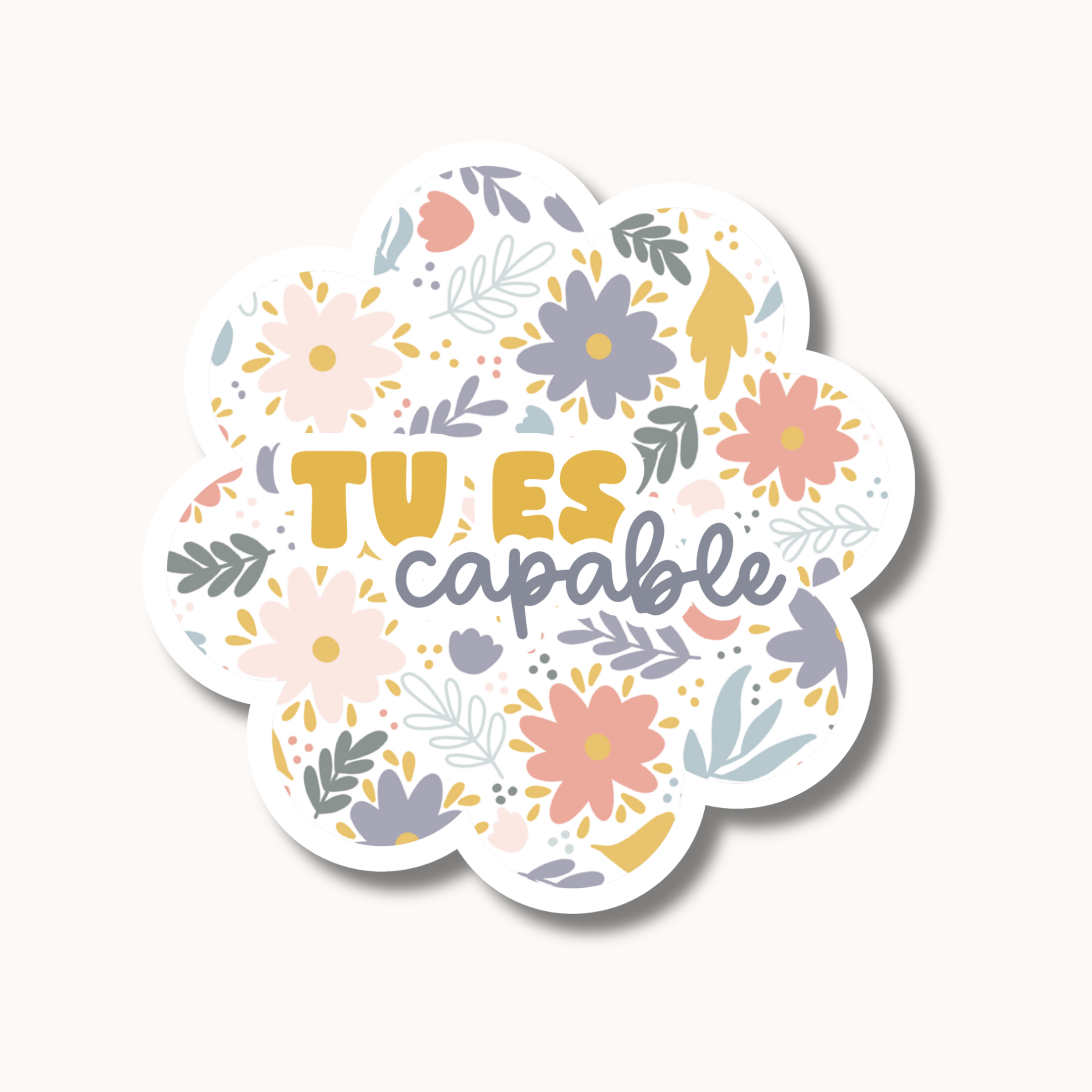 Image of Transparent “cool teacher” sticker