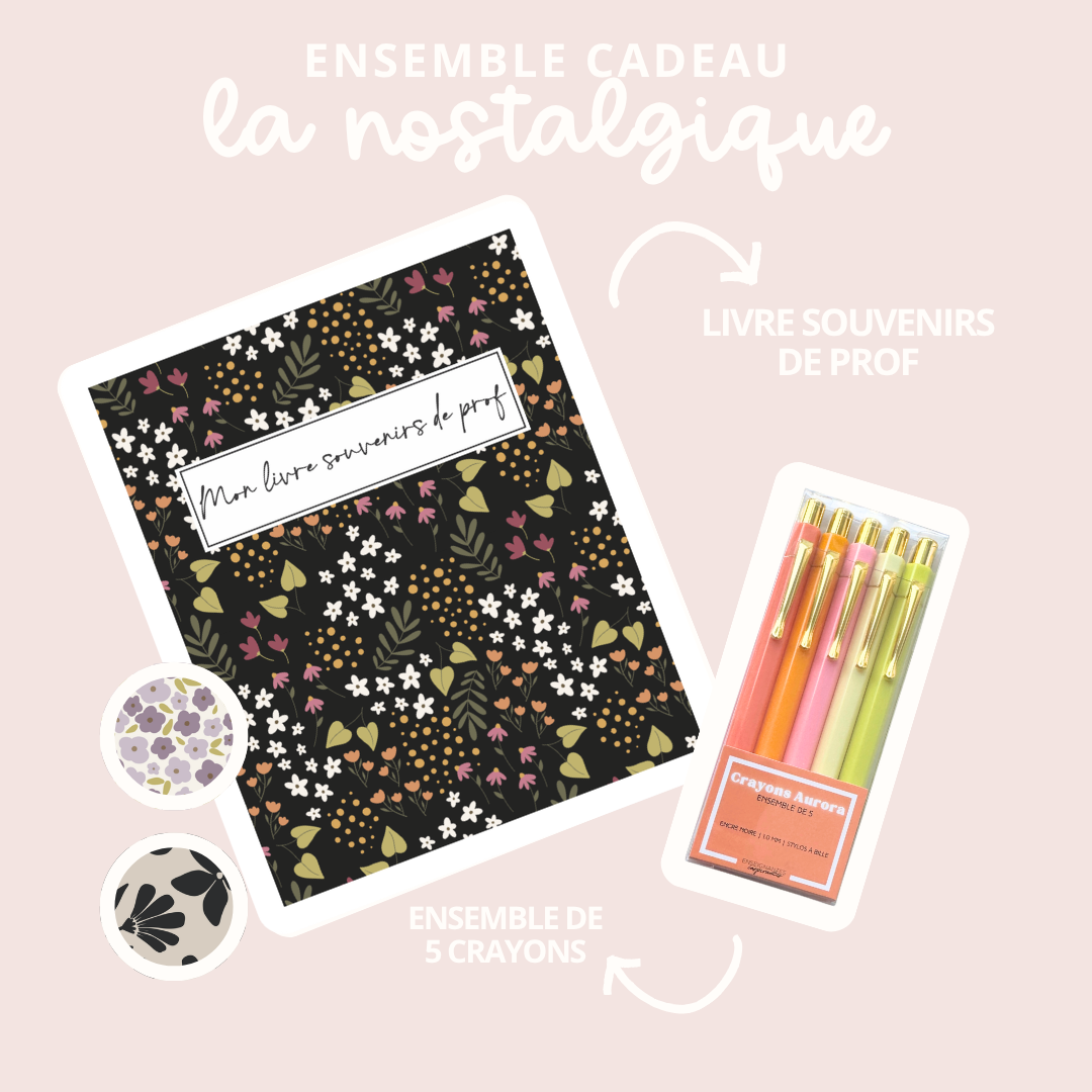 Ensemble cadeaux   « La nostalgique »