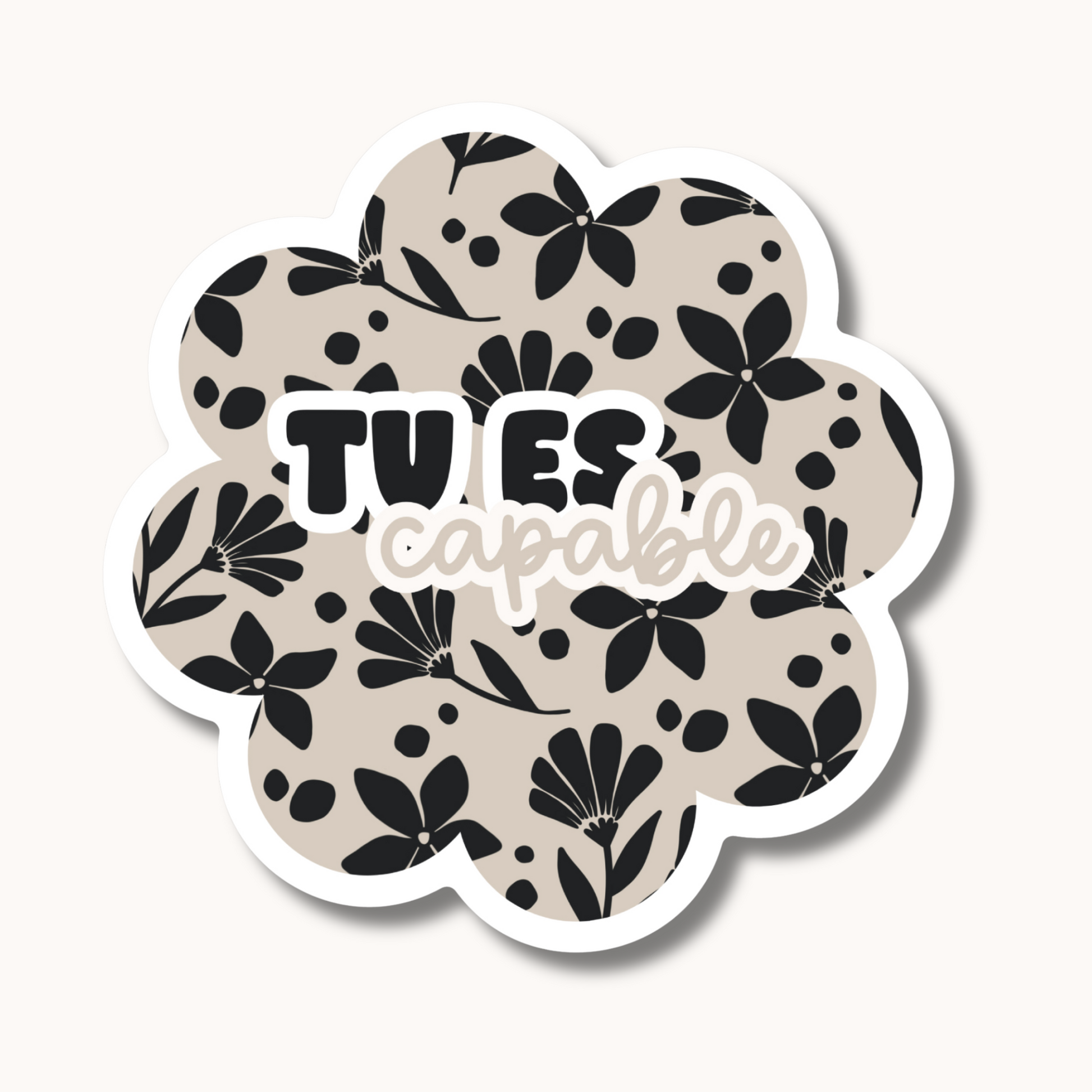 Autocollant (Crème)