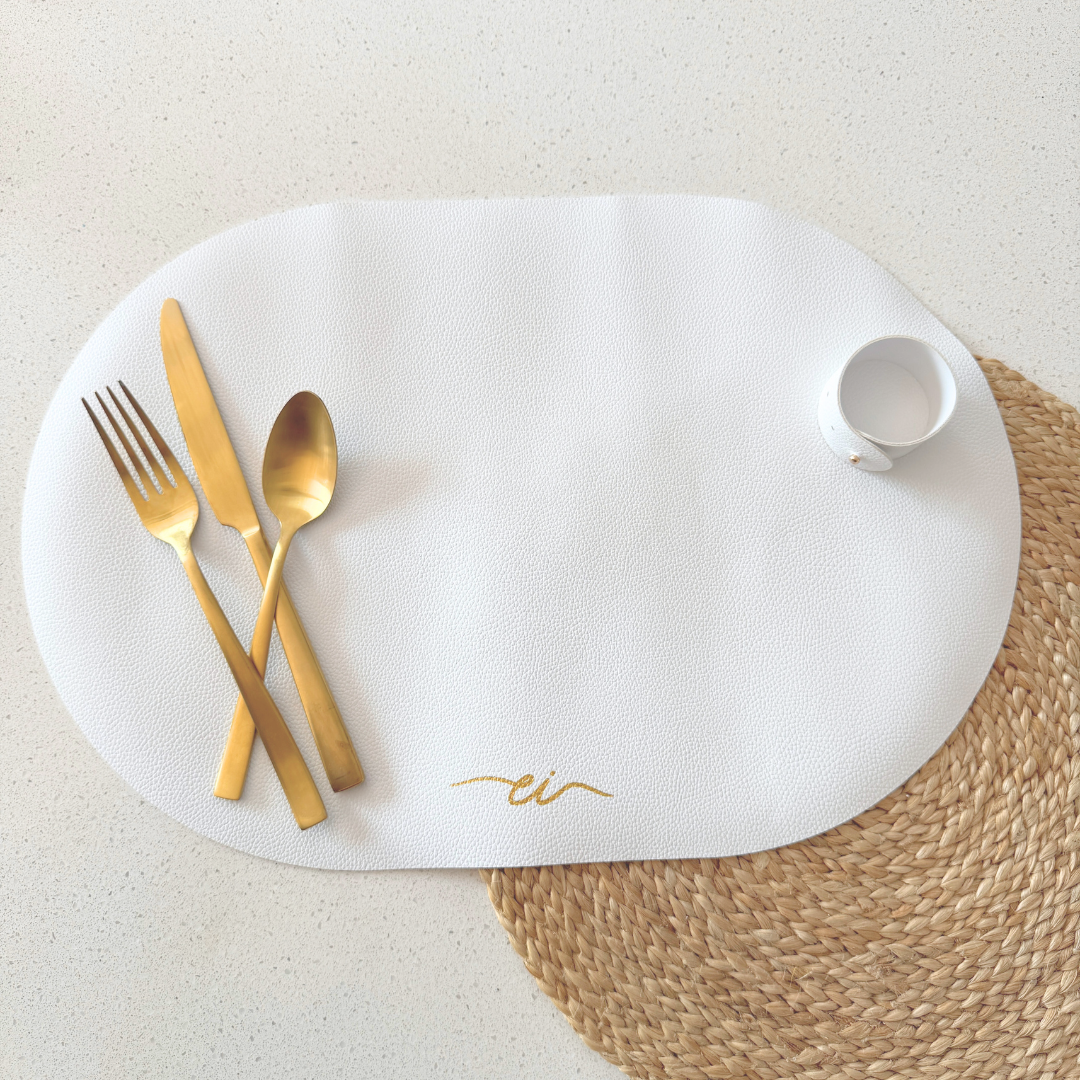 Napperon pour boîte à lunch - Blanc