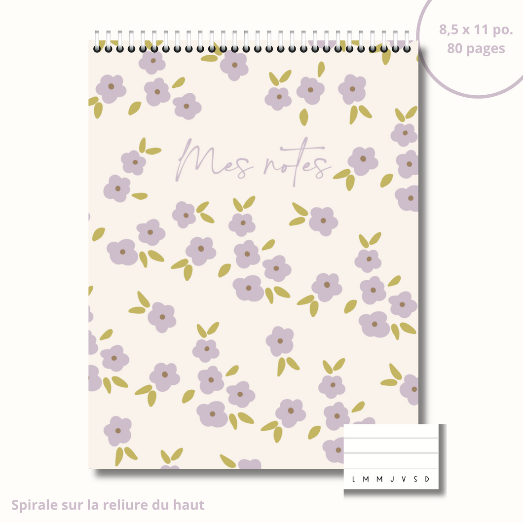 Notebook (retro flowers)