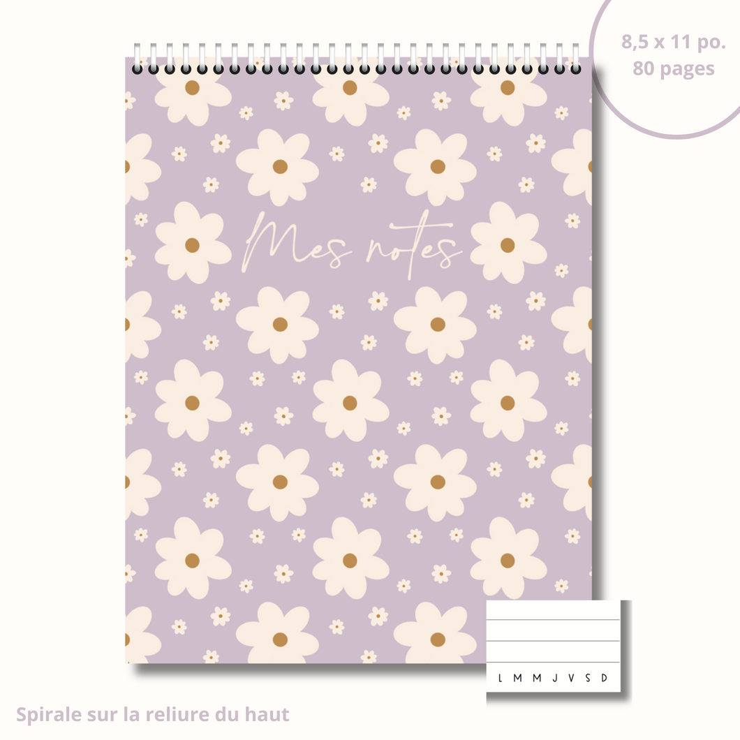 Notebook (retro flowers)