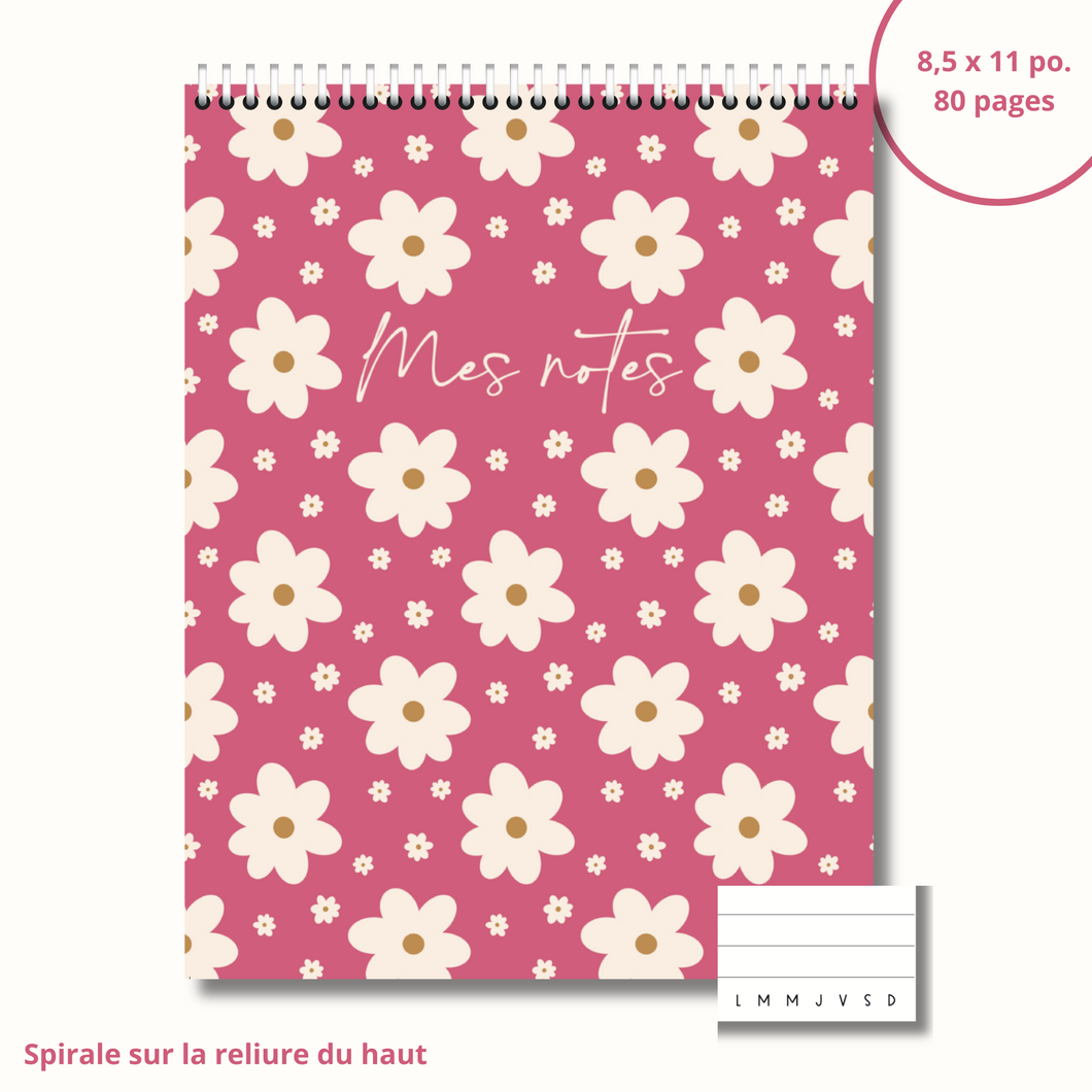 Notebook (retro flowers)