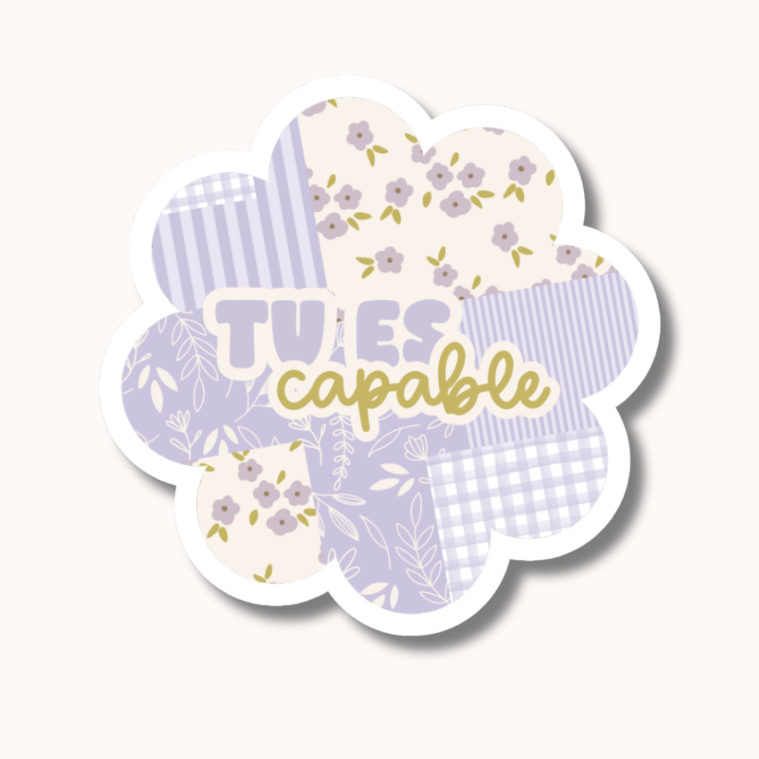 Autocollant « tu es capable » (Indécise)