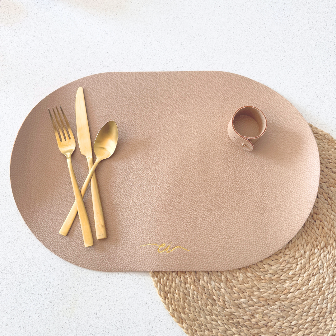 Napperon pour boîte à lunch - Brun