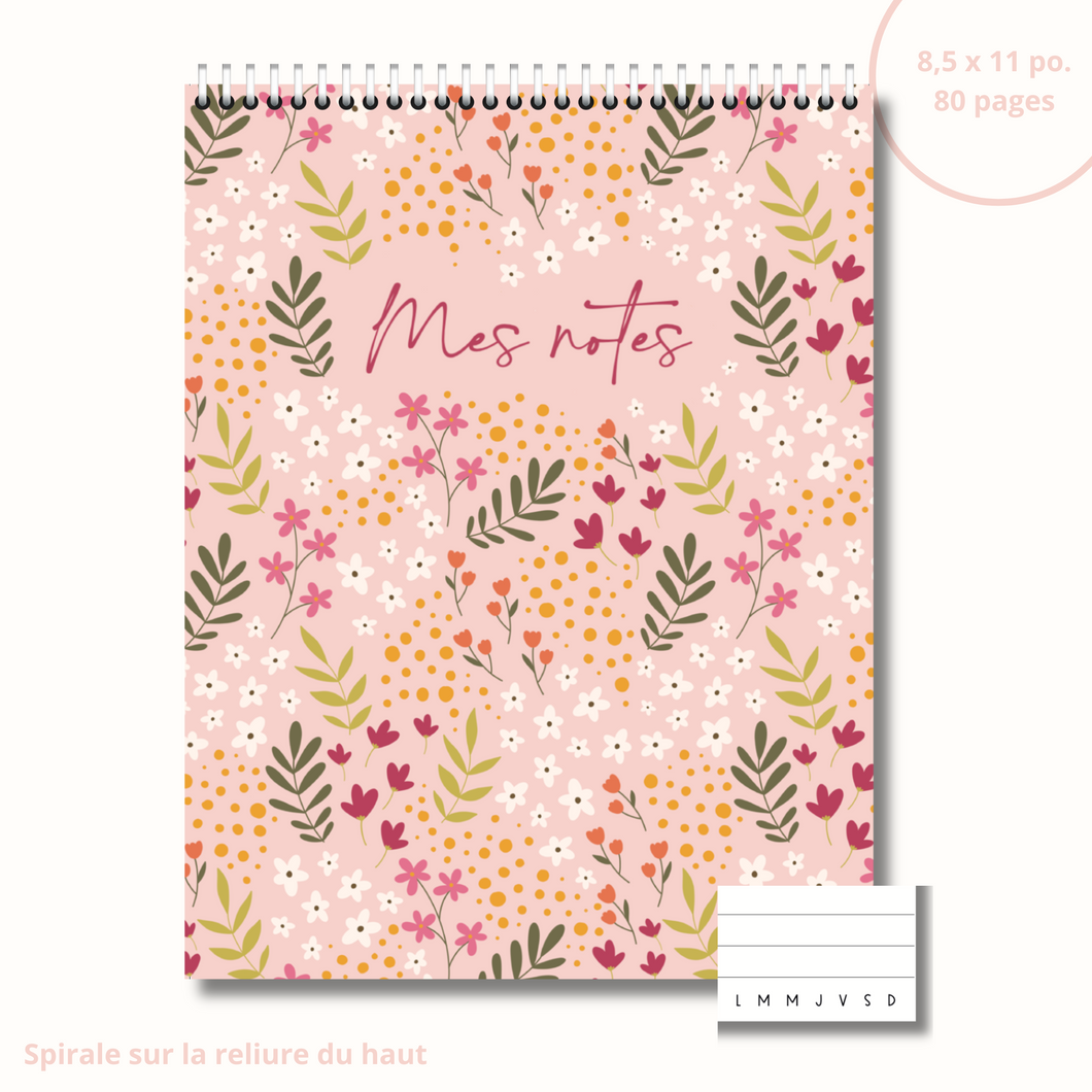 Notebook (retro flowers)