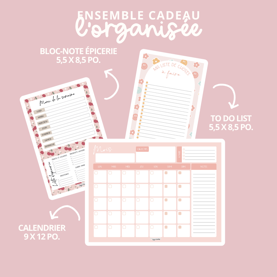 Image of Ensemble cadeaux « L'organisée »