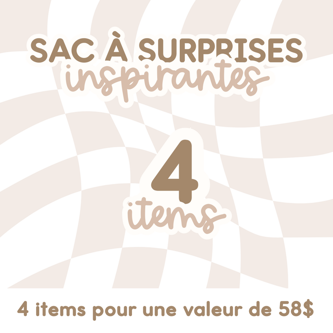 Sac à surprises inspirantes (4 items)