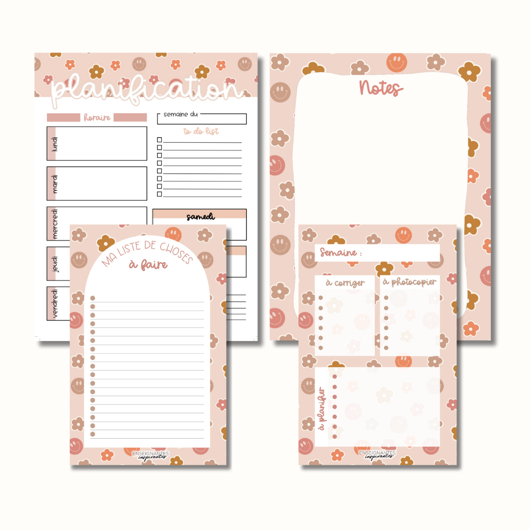 Image of Planification parfaite (sourires et fleurs neutres)