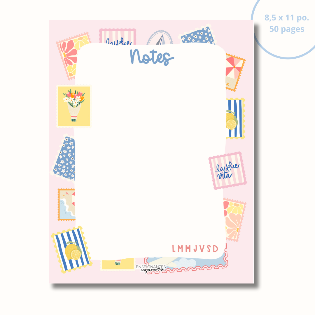 Bloc-note - Notes (Voyage)