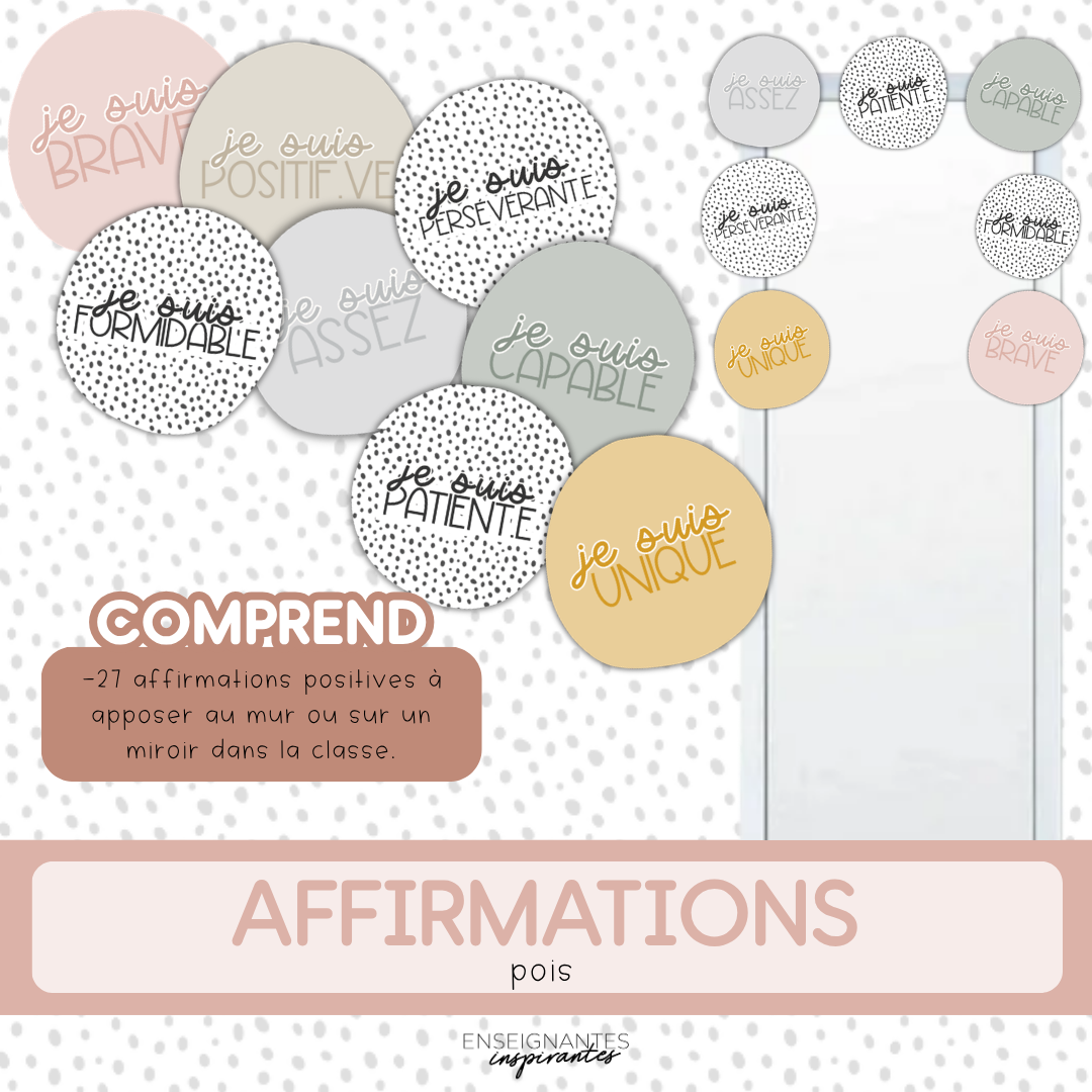 Image of Affirmations positives (pois)