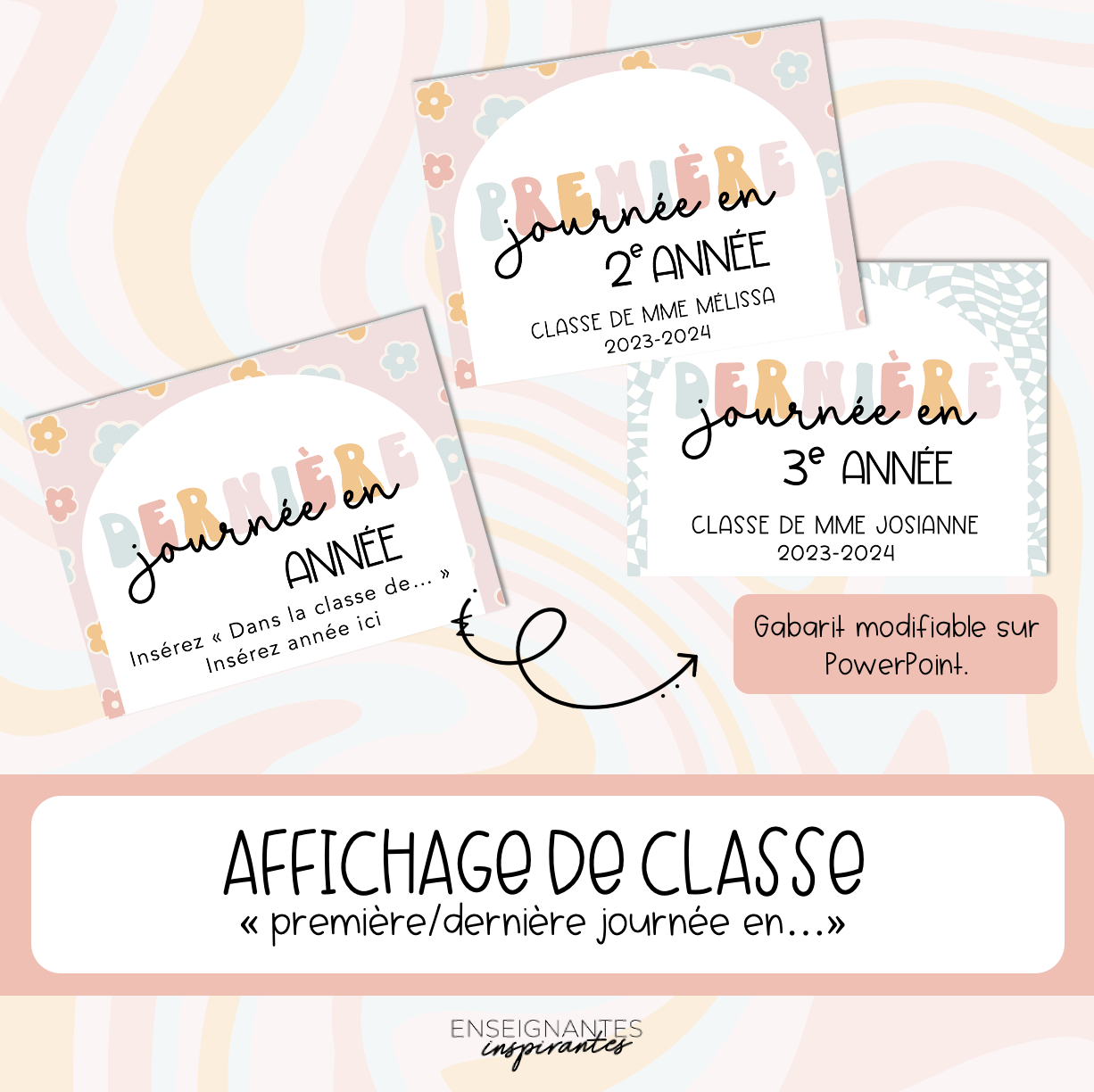 Image of Poster “My first/last day in…” (groovy)