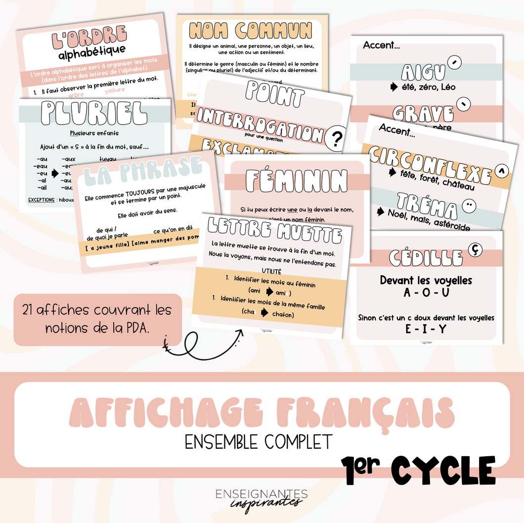 Affiches français 1er cycle (groovy)