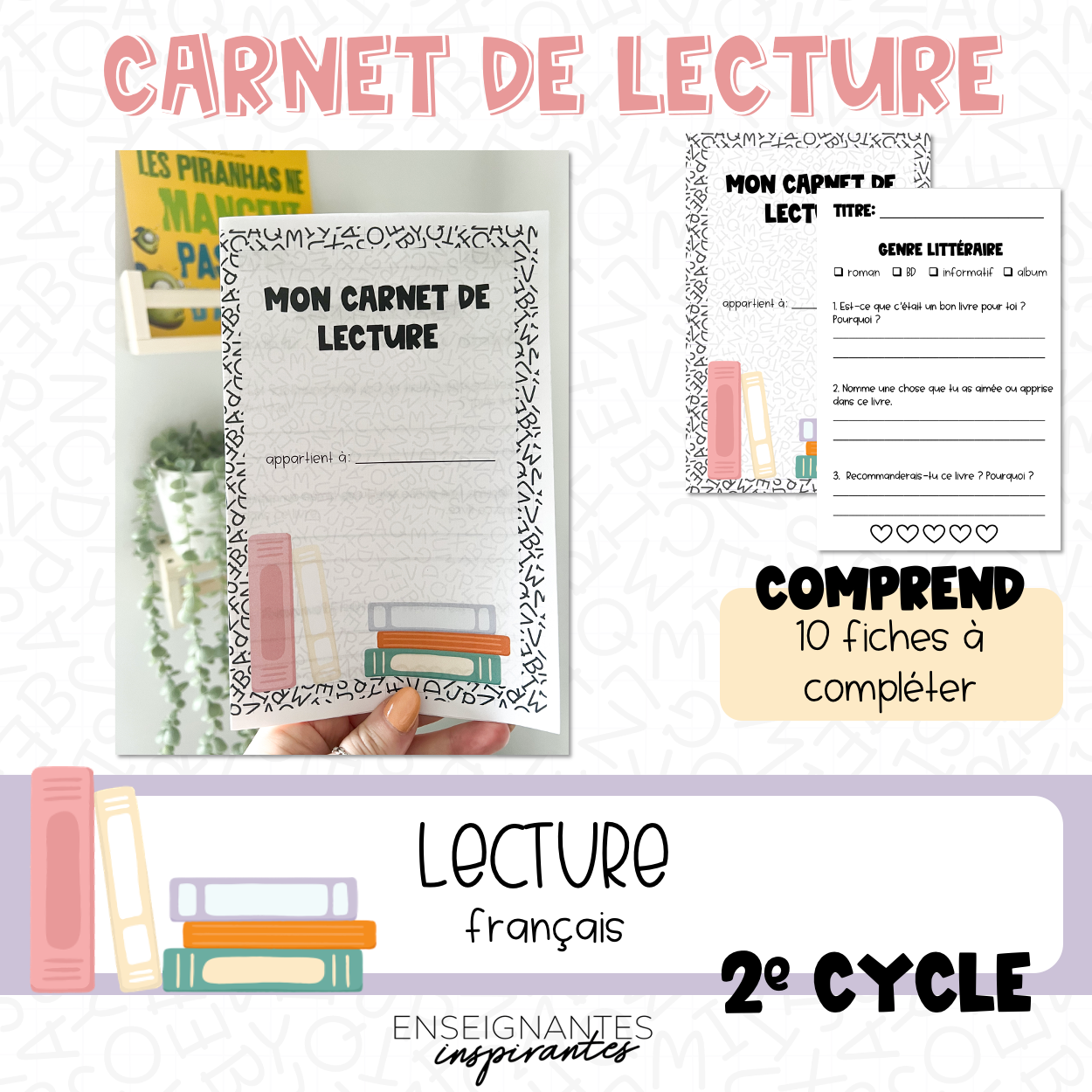 Reading notebook - 2nd cycle