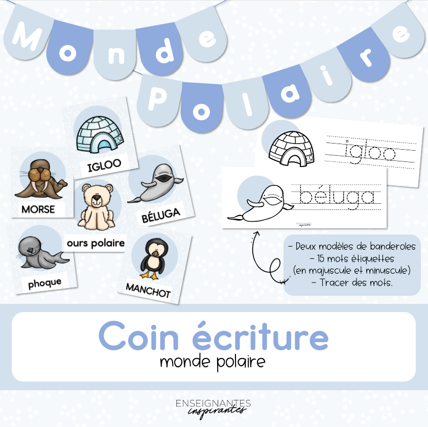 Coin écriture (Monde polaire)