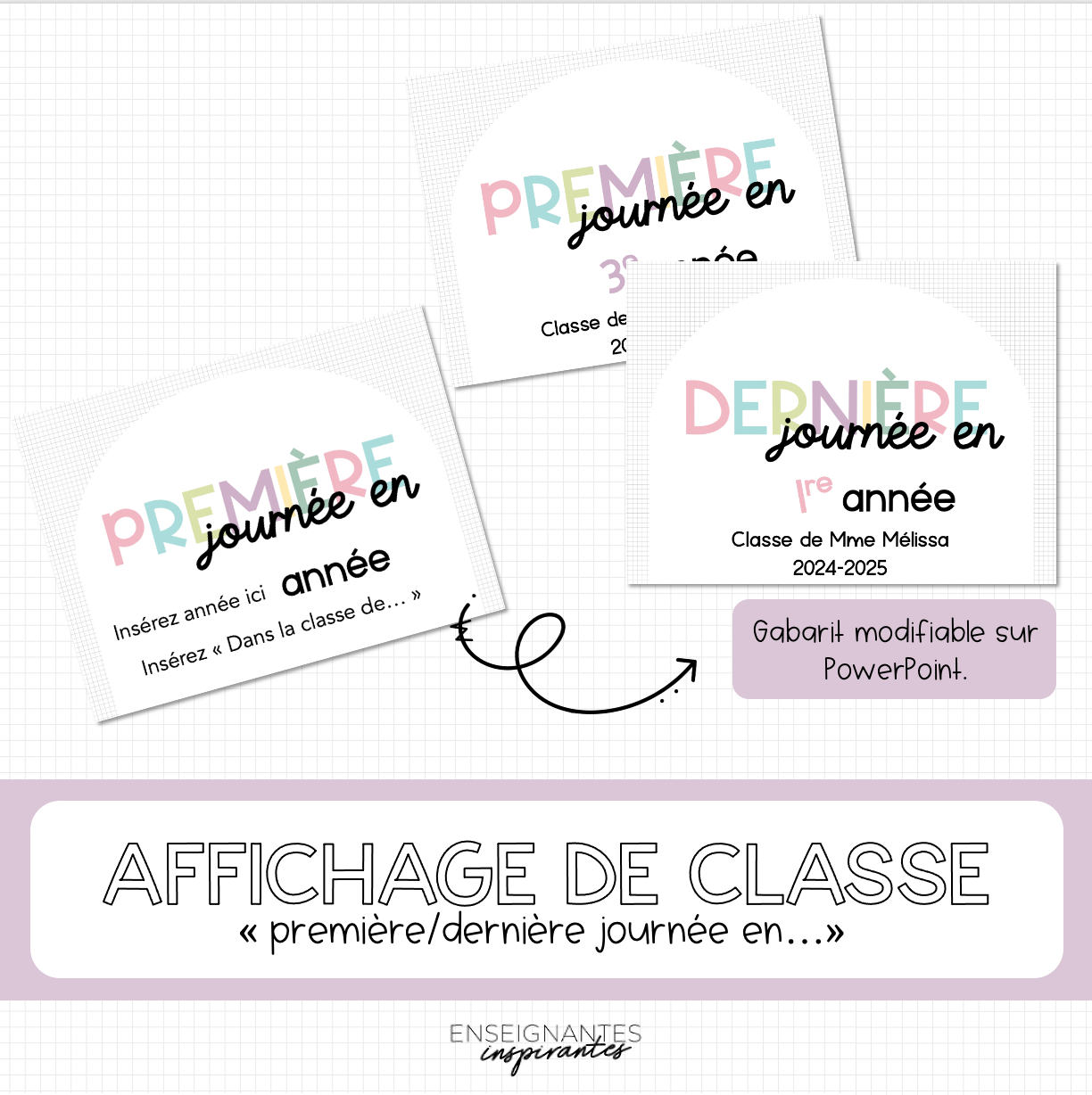 Image of Poster “My first/last day in…” (groovy)