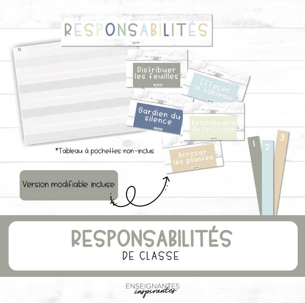 Responsabilités de classe (plantes)