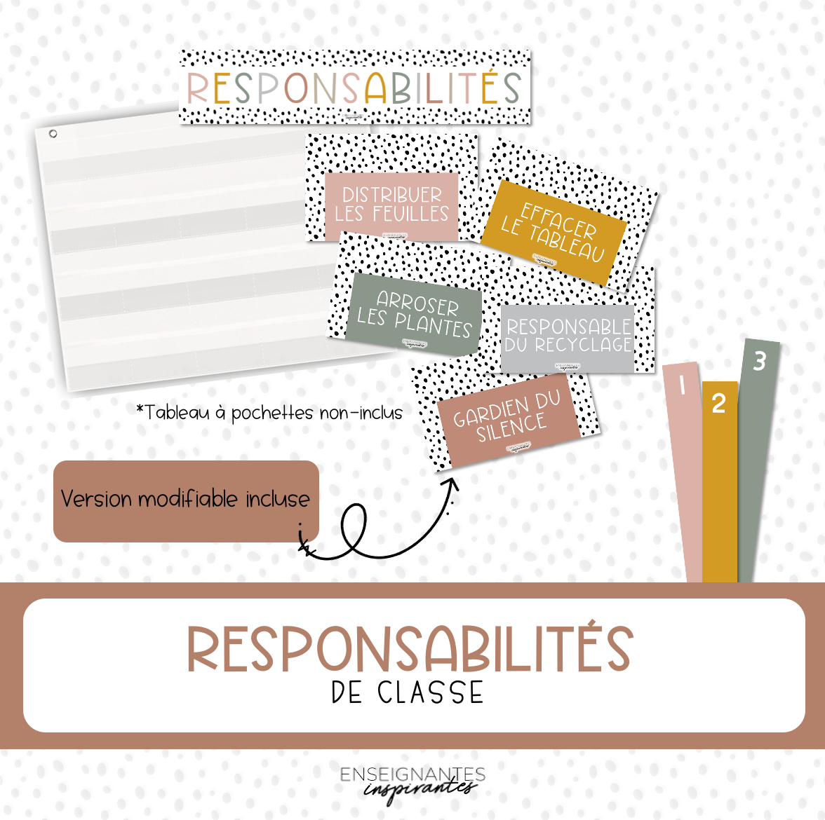 Image of Responsabilités de classe (pois)