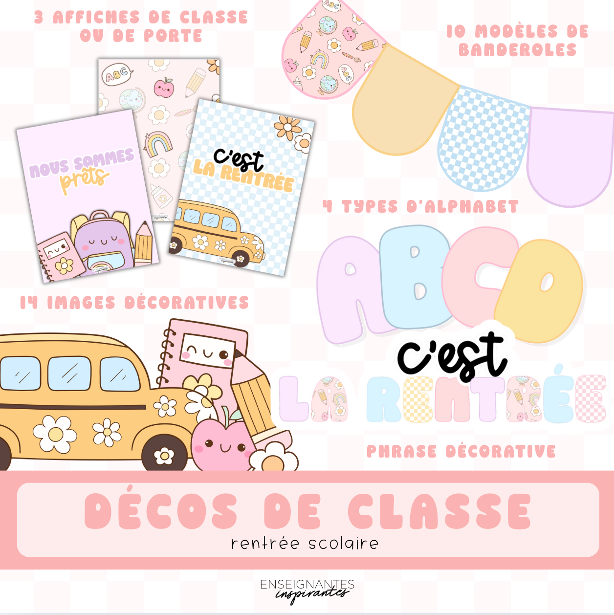 Image of Décorations rentrée scolaire