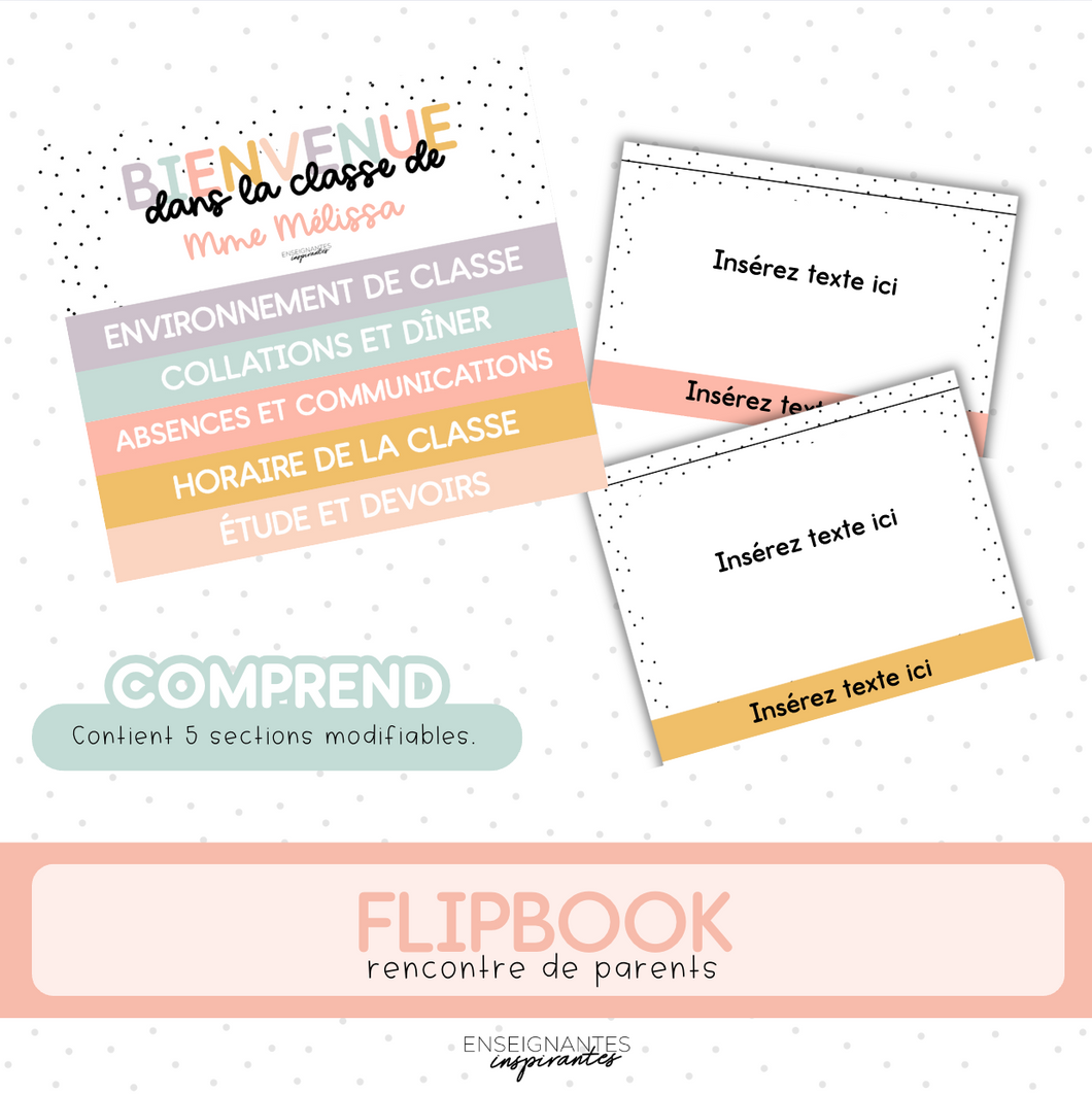 Polka dot flipbook