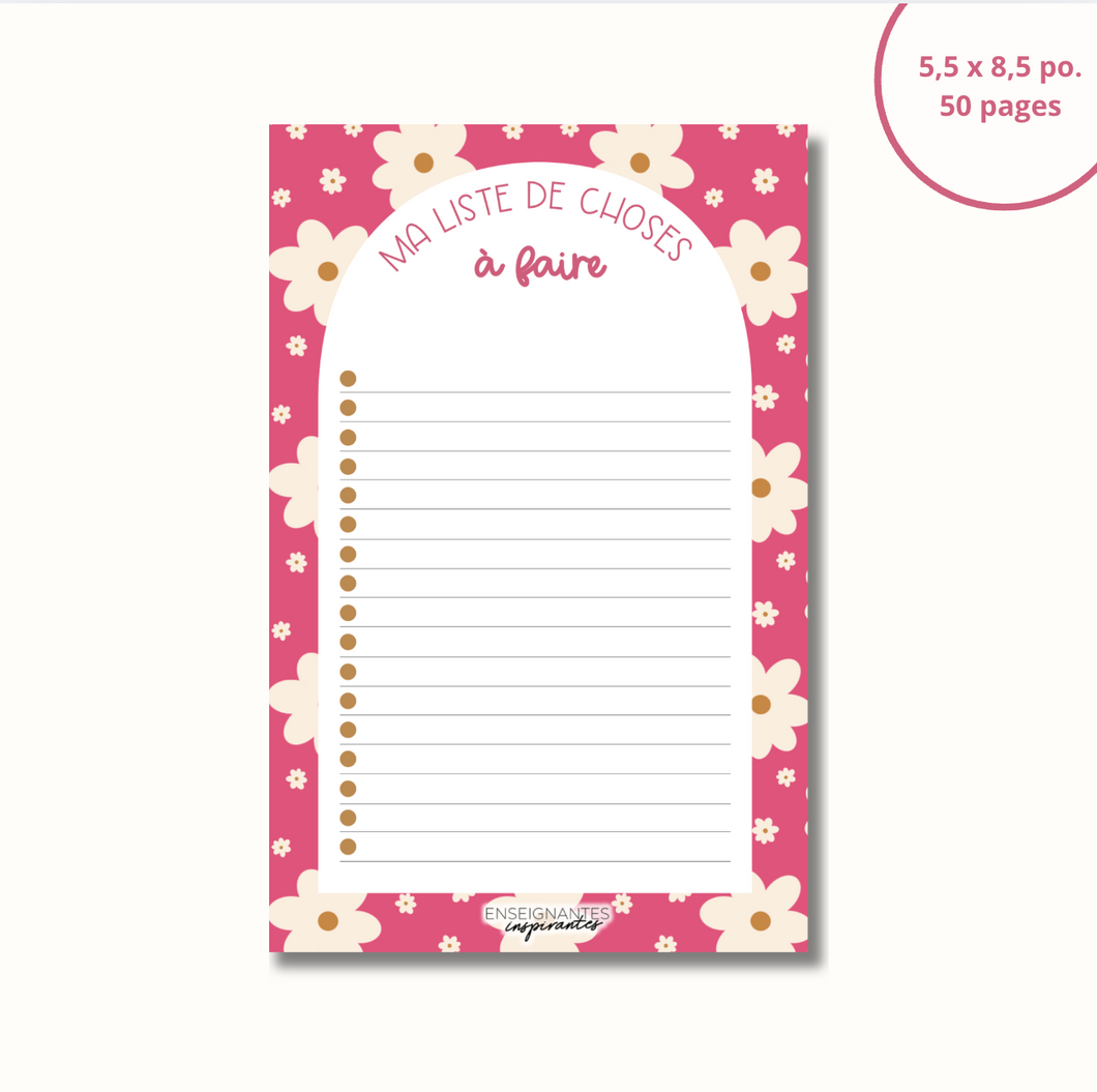 Notepad - menu/grocery store (clementines)