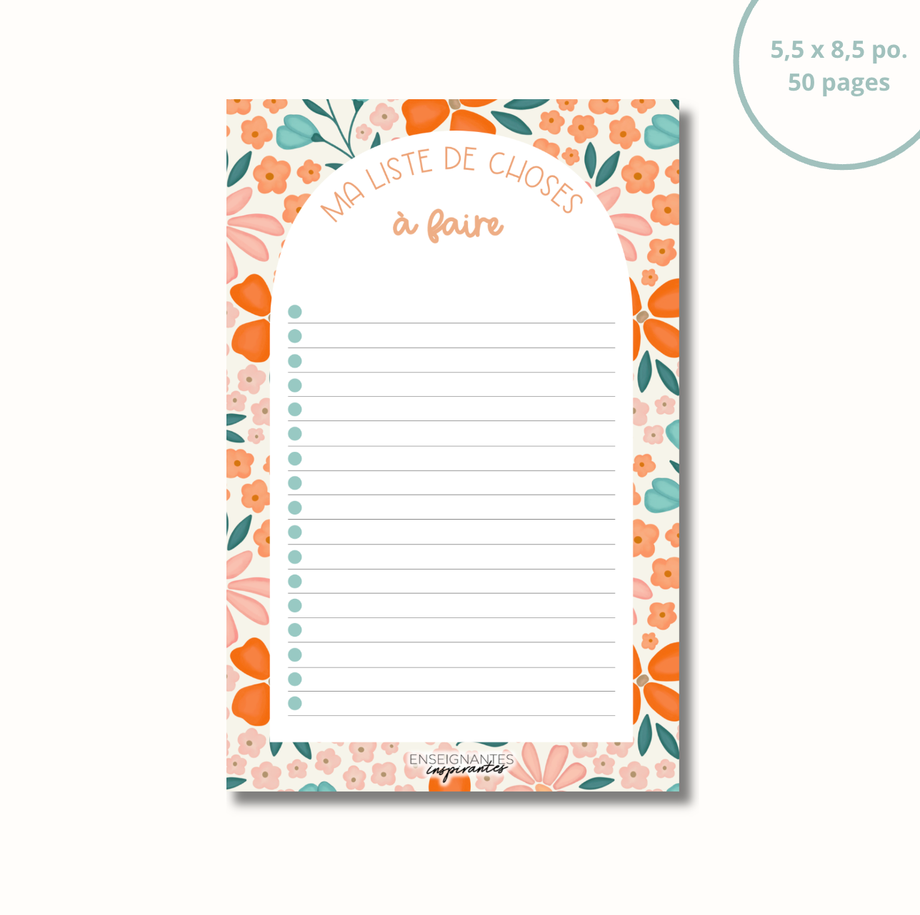 Image of Notepad - menu/grocery store (clementines)