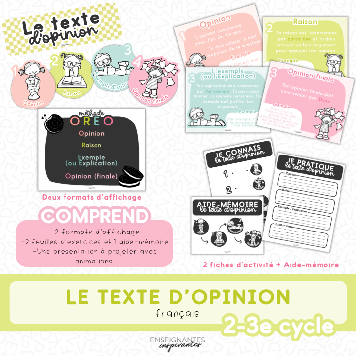 Ensemble pédagogique (texte d'opinion)