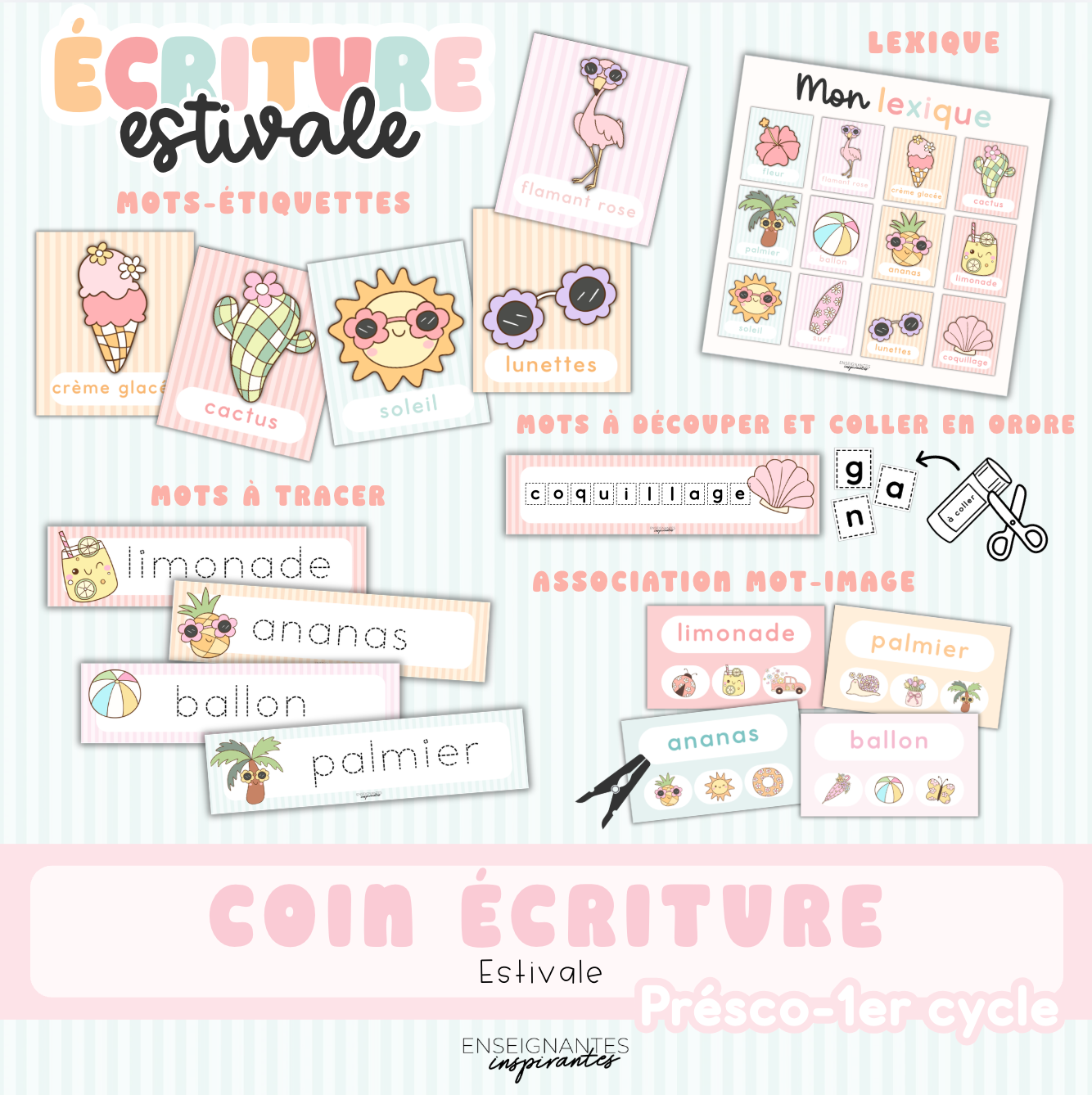 Coin écriture (Été)