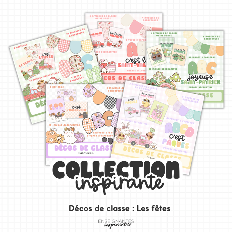 Collection inspirante : Décorations de classe (Les fêtes)